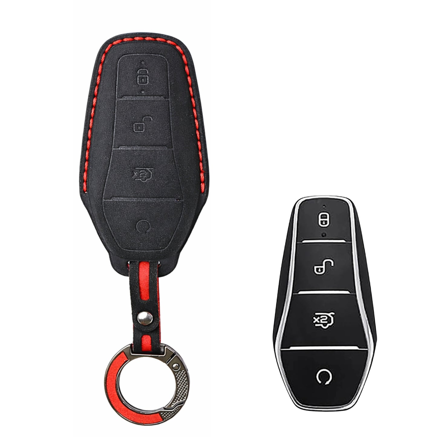 
                  
                    KMH Alcantara Key Cover for BYD-KEY COVER-KMH-Red-CARPLUS
                  
                
