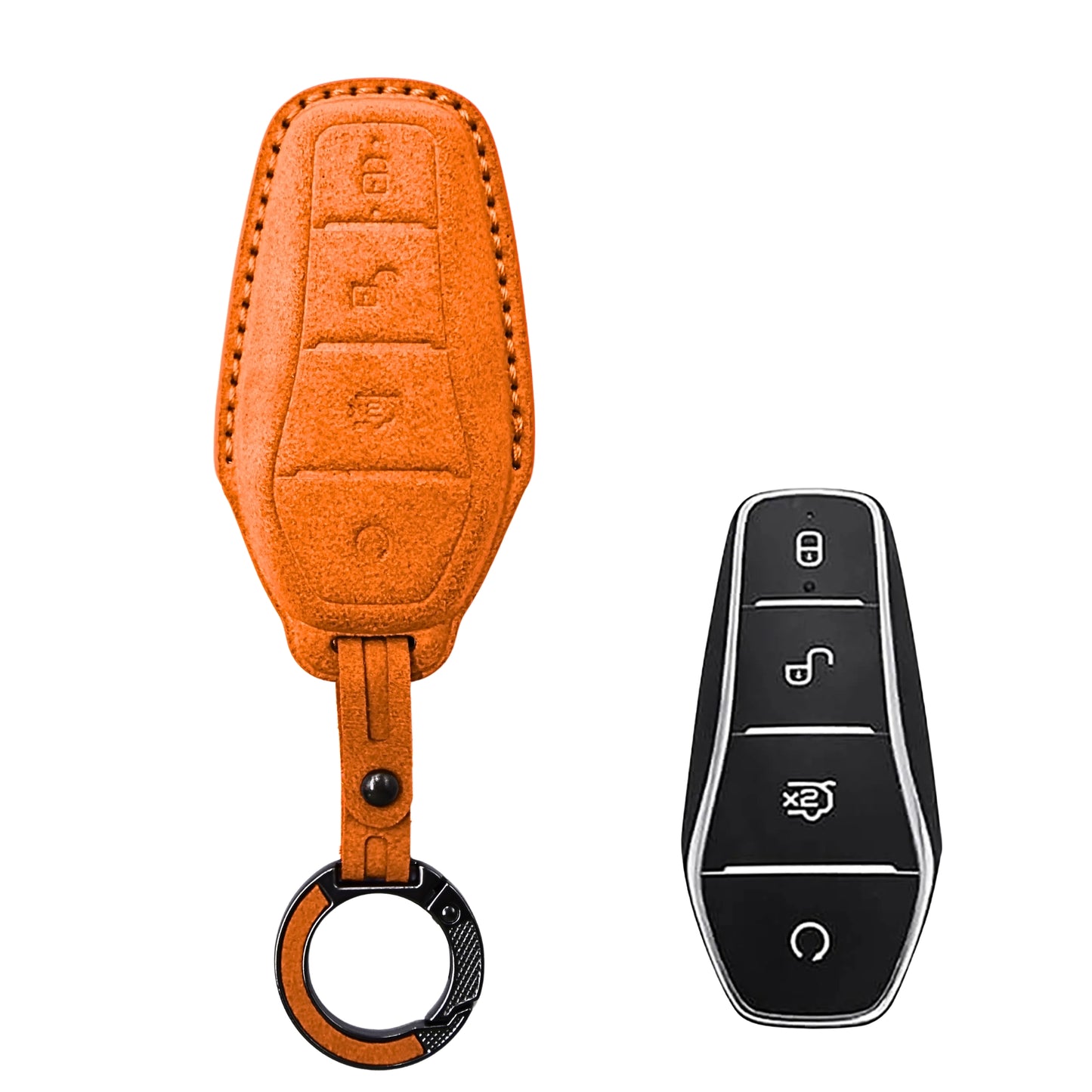 
                  
                    KMH Alcantara Key Cover for BYD-KEY COVER-KMH-Red-CARPLUS
                  
                