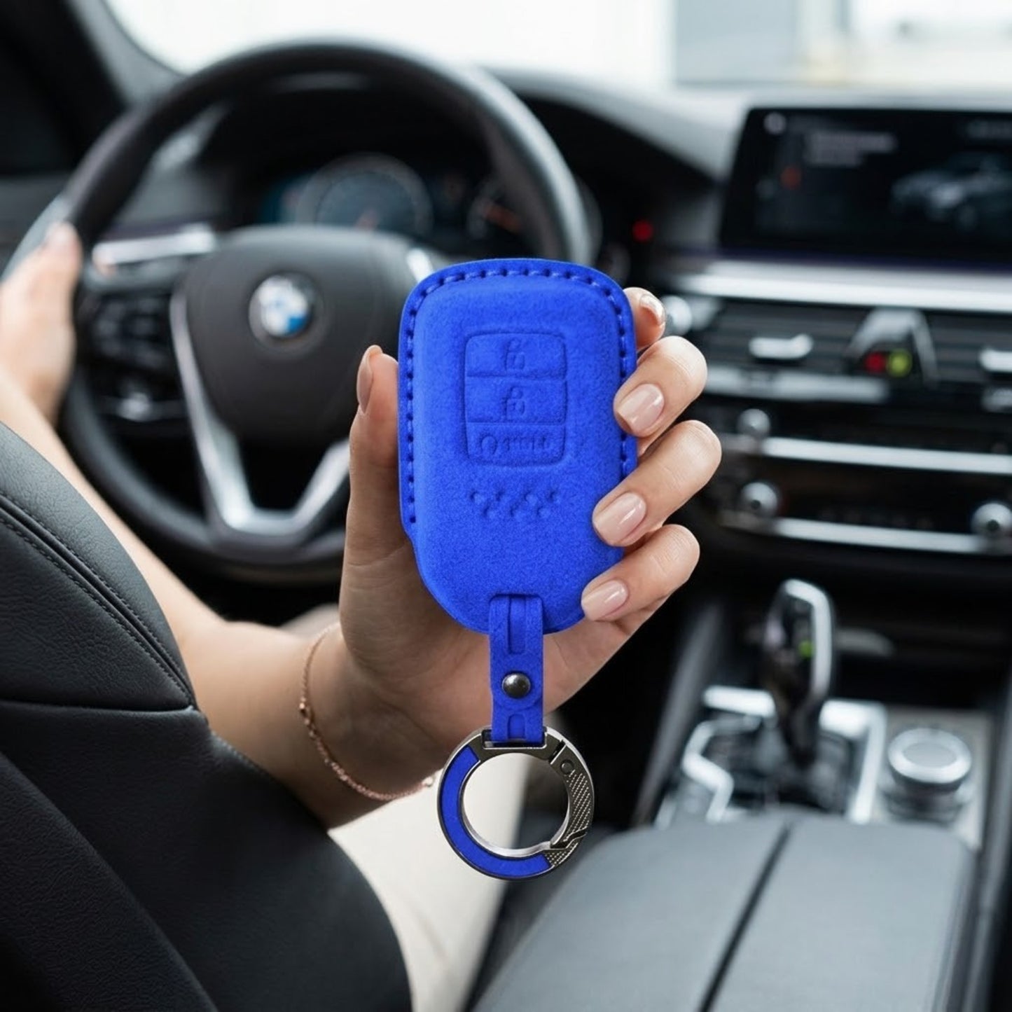 
                  
                    KMH Alcantara Key Cover for Honda(D2)-KEY COVER-KMH-Red-CARPLUS
                  
                