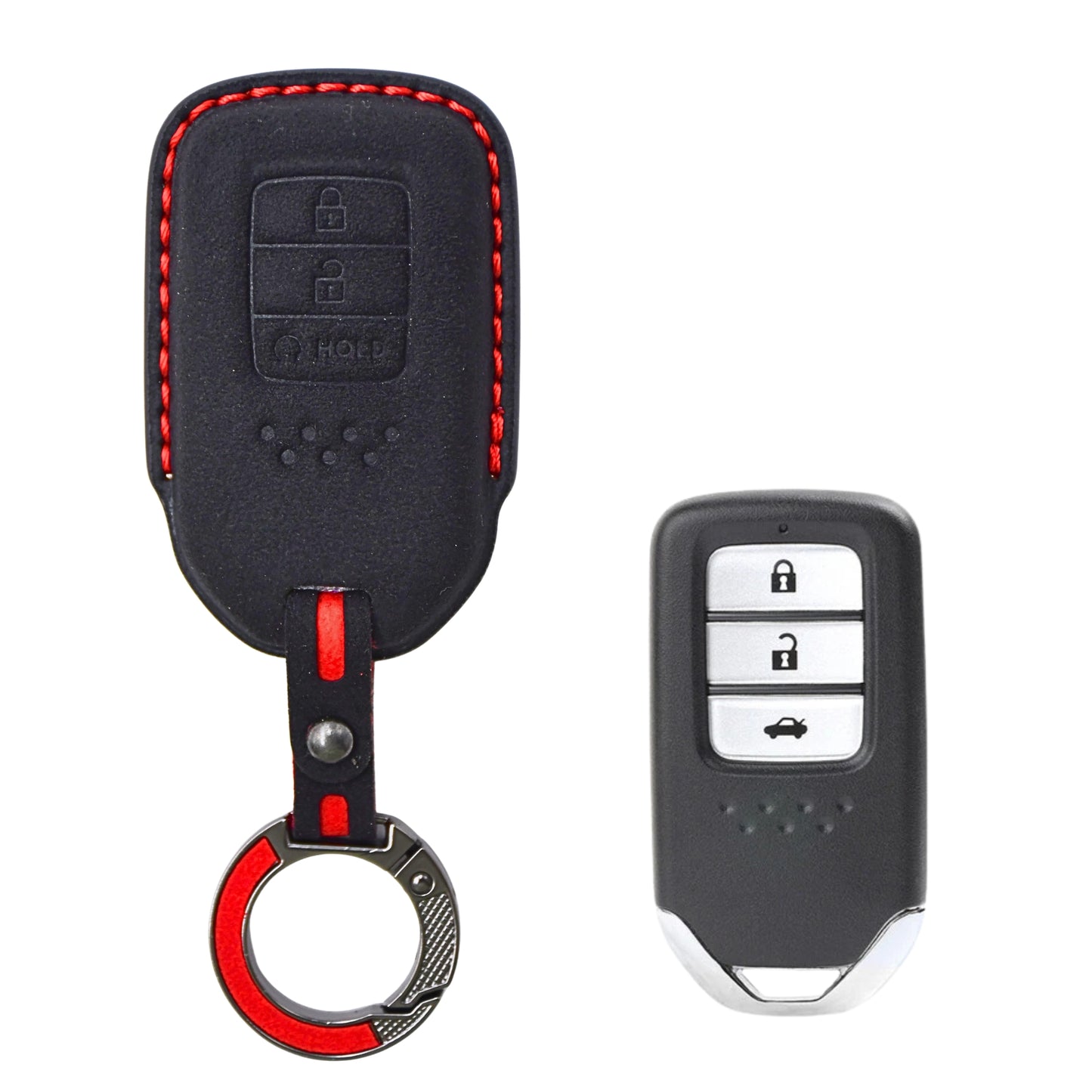 
                  
                    KMH Alcantara Key Cover for Honda(D2)-KEY COVER-KMH-Red-CARPLUS
                  
                