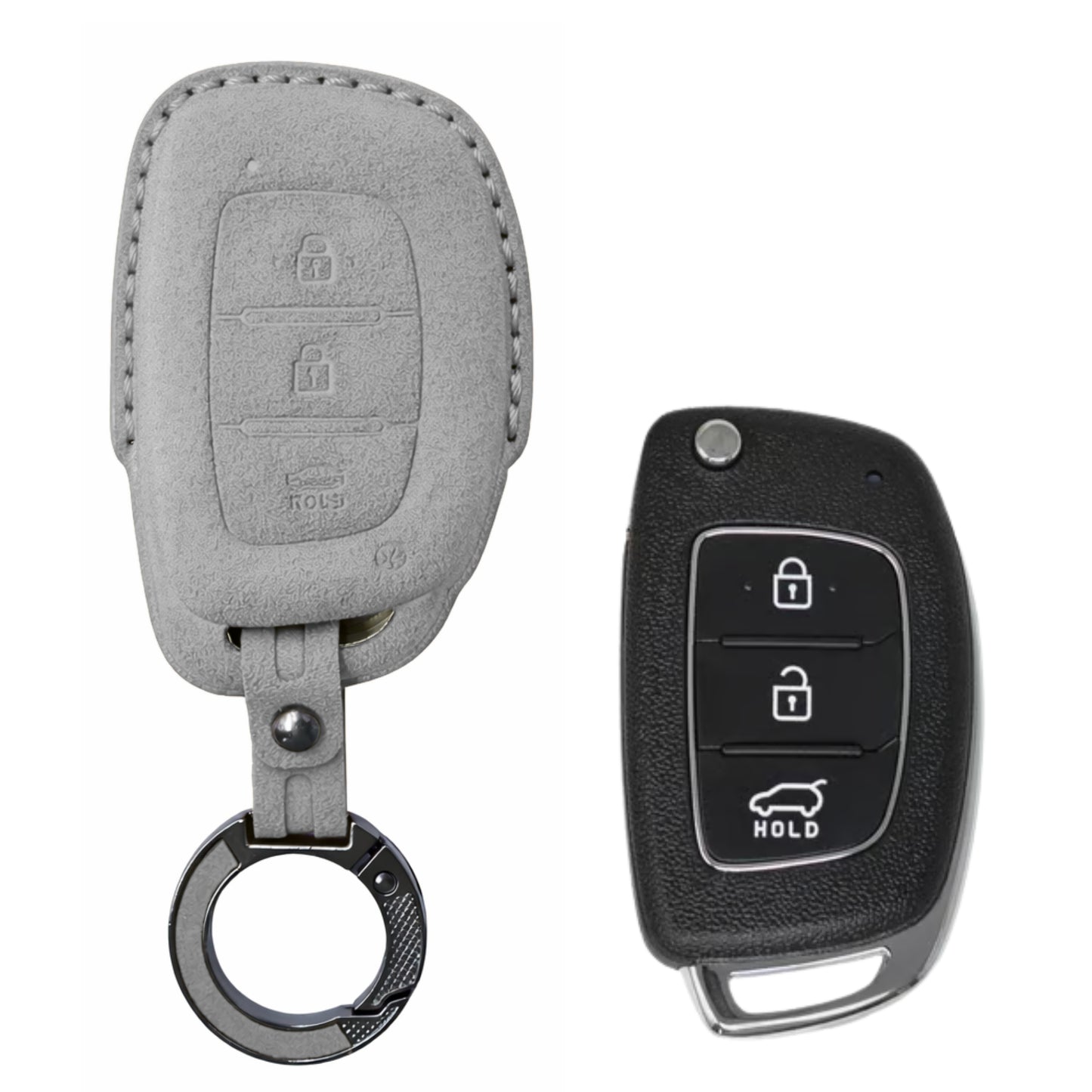 
                  
                    KMH Alcantara Key Cover for Hyundai(D1)-KEY COVER-KMH-Red-CARPLUS
                  
                