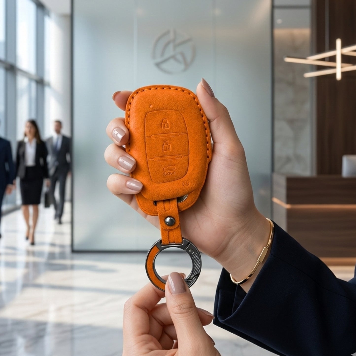 
                  
                    KMH Alcantara Key Cover for Hyundai(D1)-KEY COVER-KMH-Red-CARPLUS
                  
                