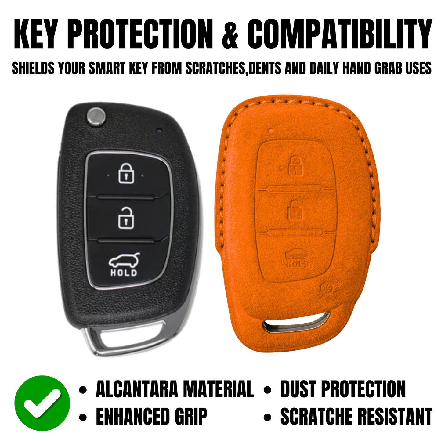 
                  
                    KMH Alcantara Key Cover for Hyundai(D1)-KEY COVER-KMH-Red-CARPLUS
                  
                