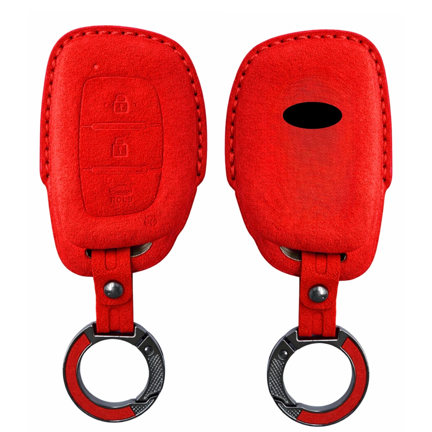 
                  
                    KMH Alcantara Key Cover for Hyundai(D1)-KEY COVER-KMH-Red-CARPLUS
                  
                