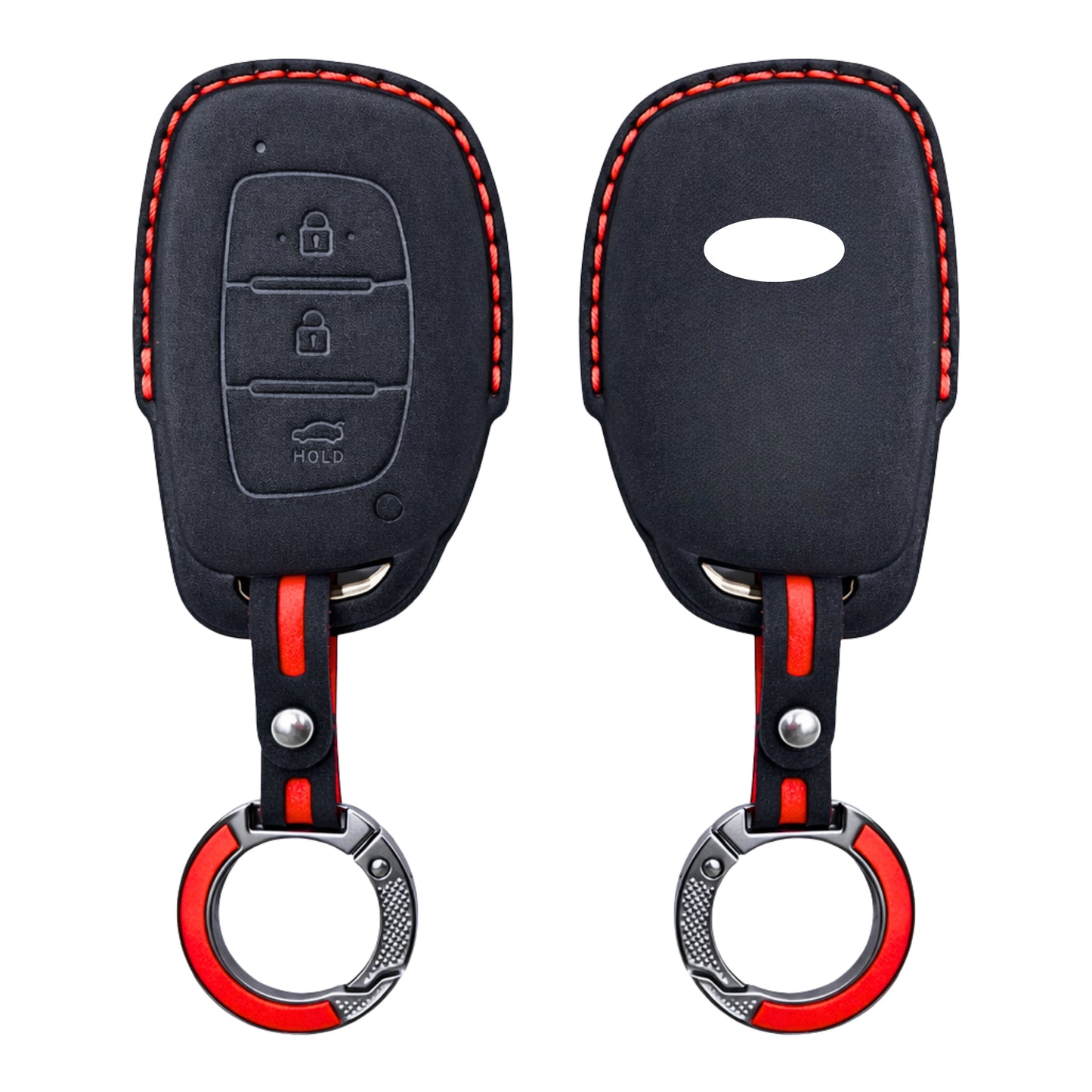
                  
                    KMH Alcantara Key Cover for Hyundai(D1)-KEY COVER-KMH-Red-CARPLUS
                  
                