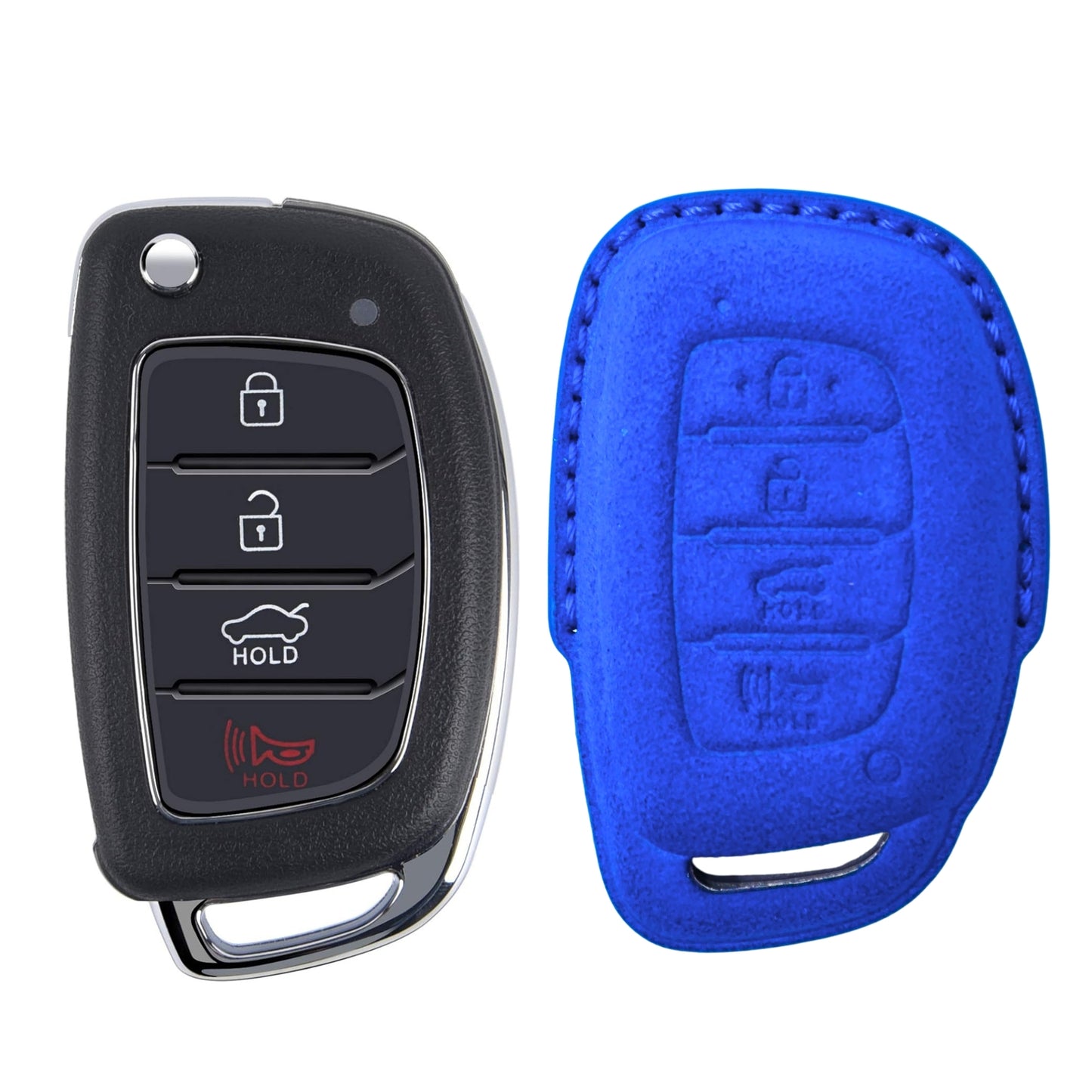 
                  
                    KMH Alcantara Key Cover for Hyundai(D2)-KEY COVER-KMH-Red-CARPLUS
                  
                