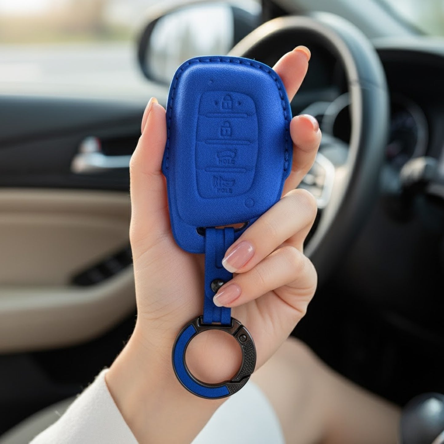 
                  
                    KMH Alcantara Key Cover for Hyundai(D2)-KEY COVER-KMH-Red-CARPLUS
                  
                