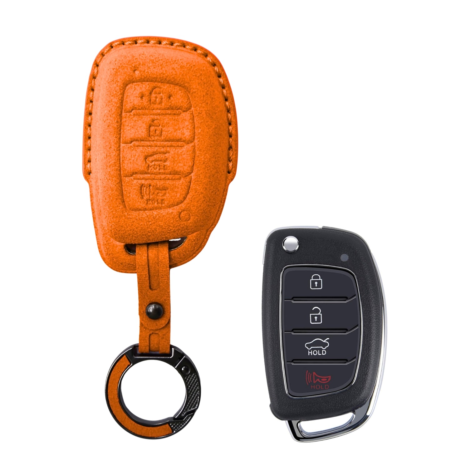 
                  
                    KMH Alcantara Key Cover for Hyundai(D2)-KEY COVER-KMH-Red-CARPLUS
                  
                