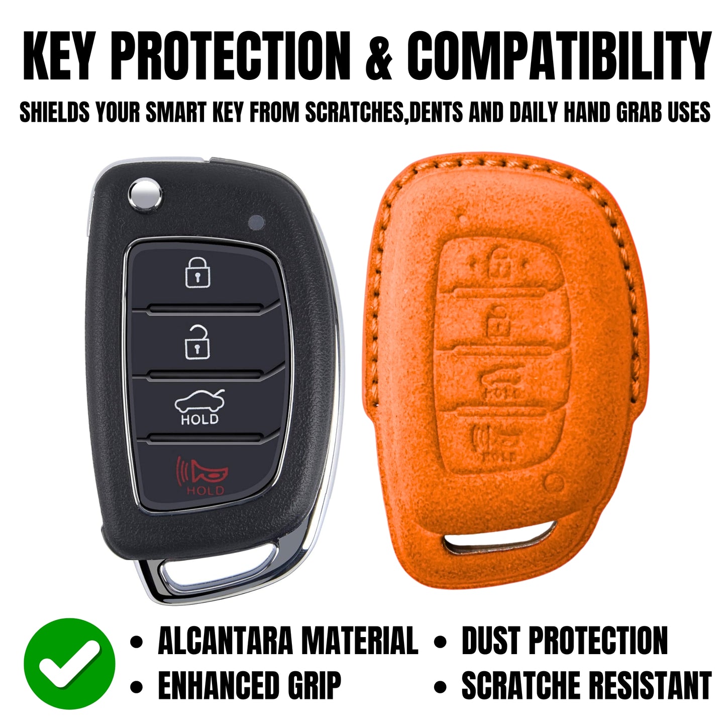 
                  
                    KMH Alcantara Key Cover for Hyundai(D2)-KEY COVER-KMH-Red-CARPLUS
                  
                