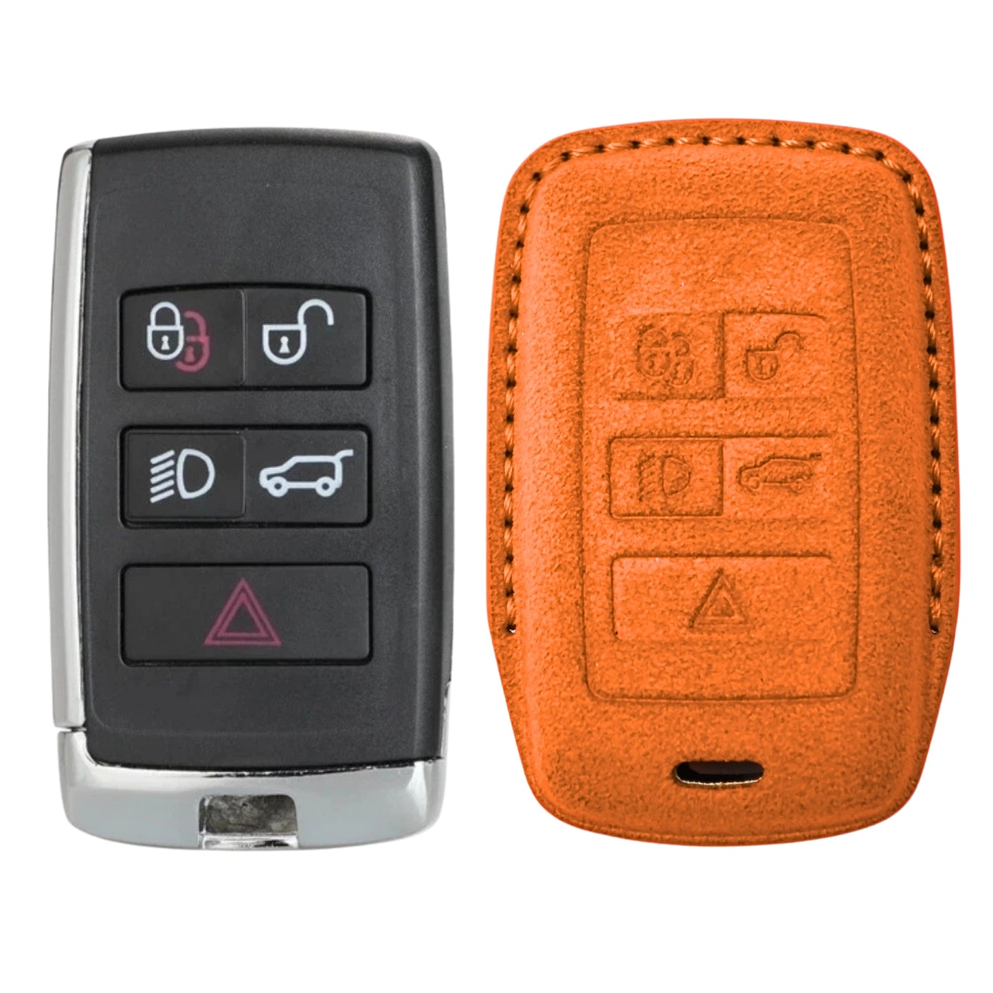 
                  
                    KMH Alcantara Key Cover for Land Rover(D2)-KEY COVER-KMH-Red-CARPLUS
                  
                