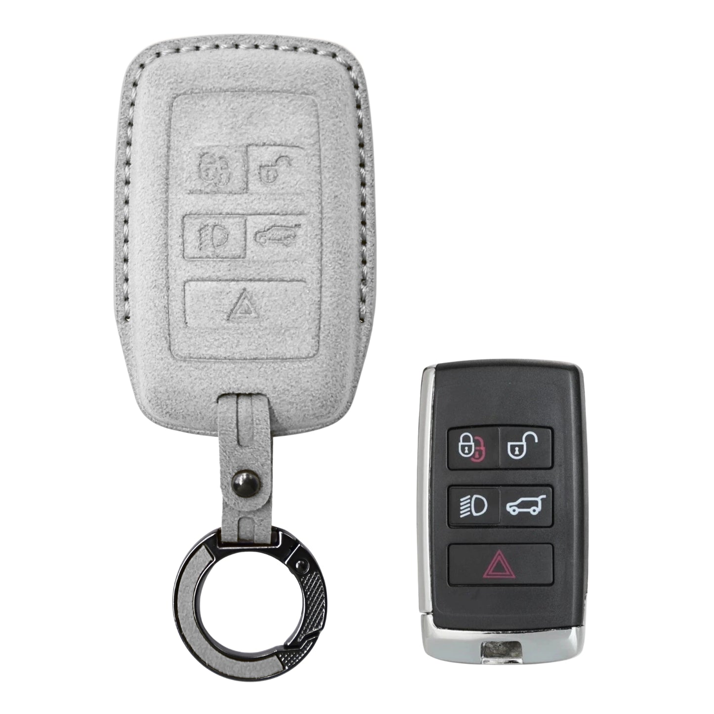 
                  
                    KMH Alcantara Key Cover for Land Rover(D2)-KEY COVER-KMH-Red-CARPLUS
                  
                