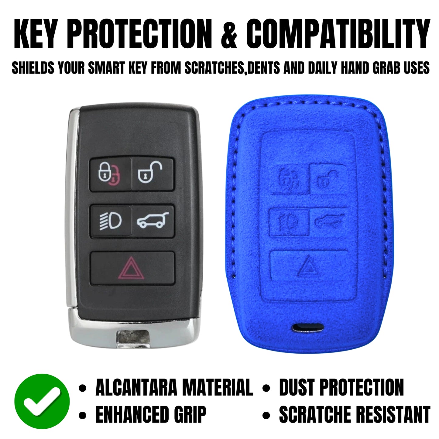 
                  
                    KMH Alcantara Key Cover for Land Rover(D2)-KEY COVER-KMH-Red-CARPLUS
                  
                