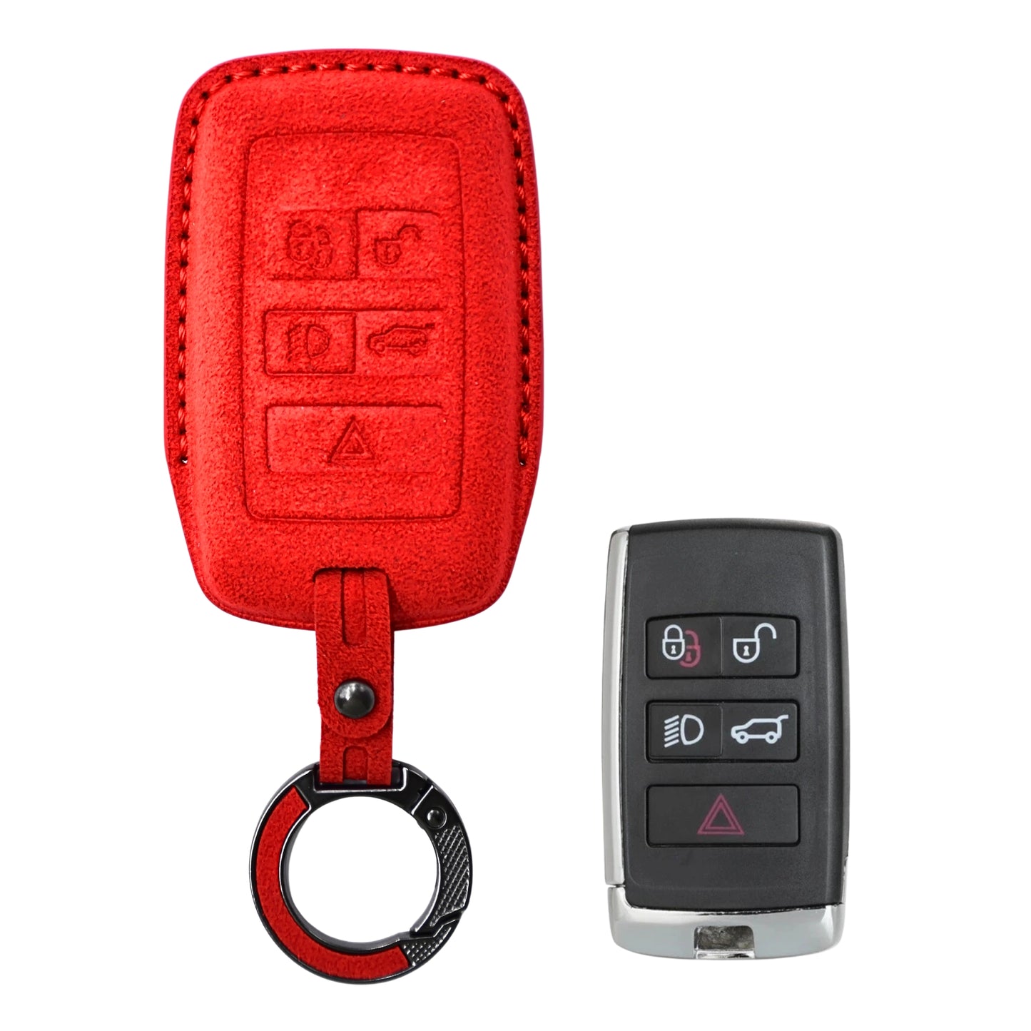 
                  
                    KMH Alcantara Key Cover for Land Rover(D2)-KEY COVER-KMH-Red-CARPLUS
                  
                