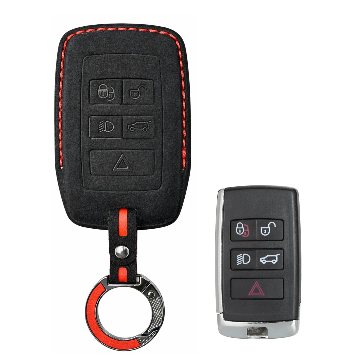 
                  
                    KMH Alcantara Key Cover for Land Rover(D2)-KEY COVER-KMH-Red-CARPLUS
                  
                
