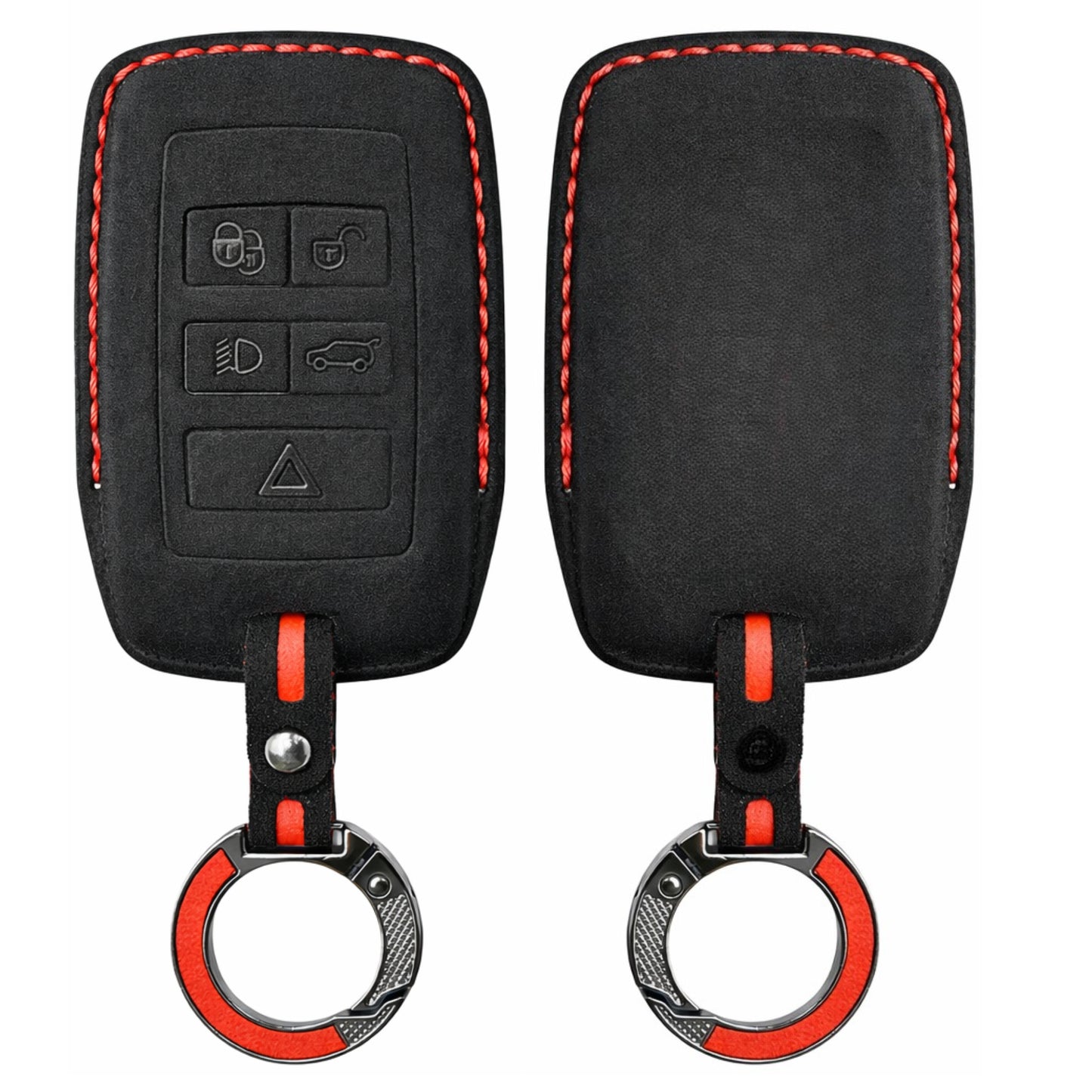 
                  
                    KMH Alcantara Key Cover for Land Rover(D2)-KEY COVER-KMH-Red-CARPLUS
                  
                