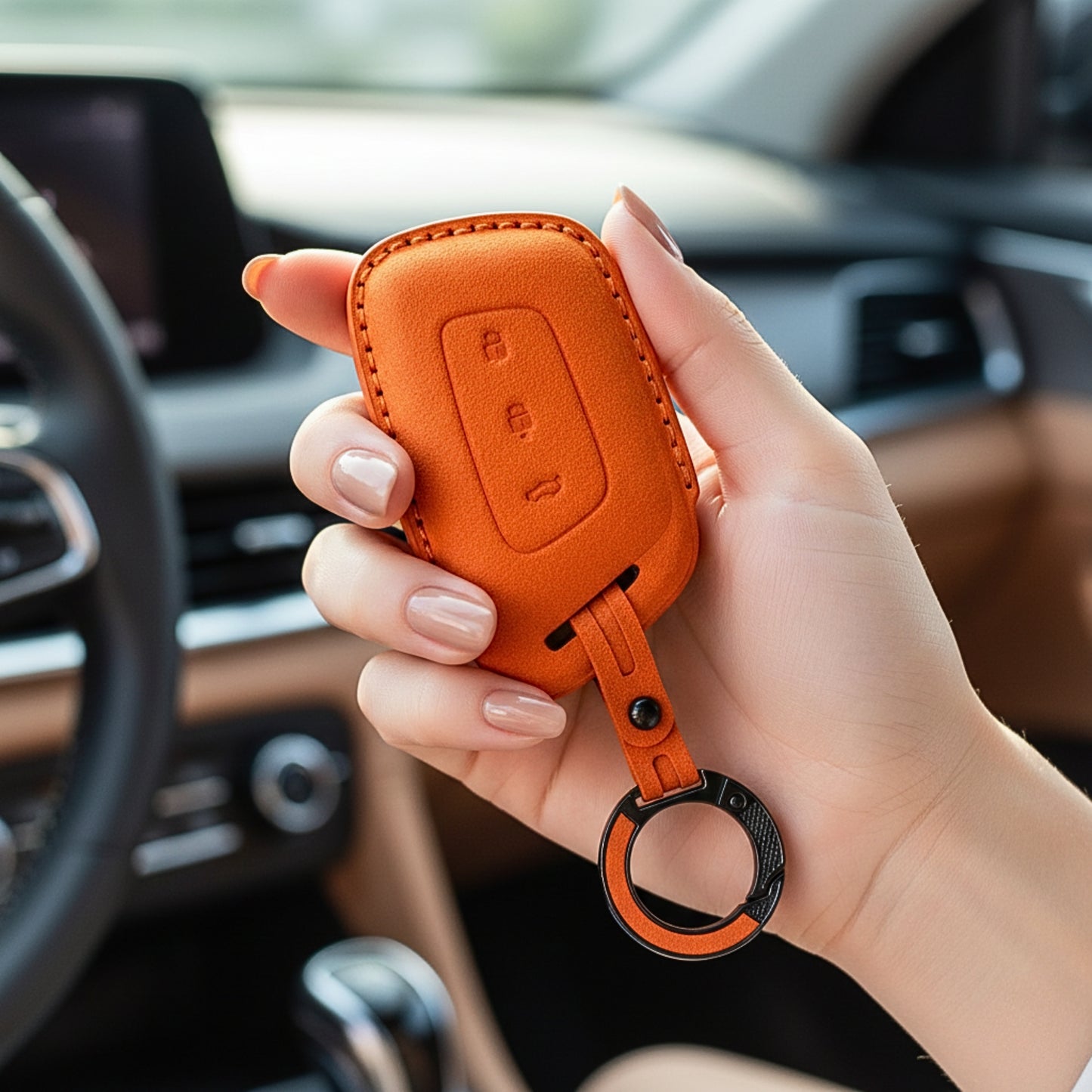 
                  
                    KMH Alcantara Key Cover for MG(D2)-KEY COVER-KMH-Red-CARPLUS
                  
                