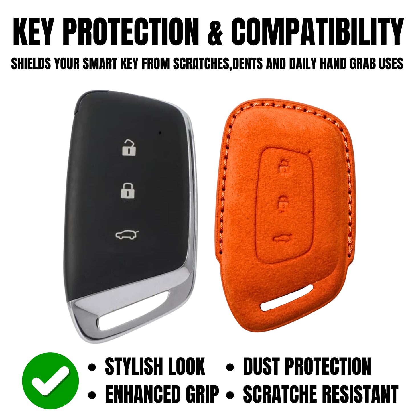 
                  
                    KMH Alcantara Key Cover for MG(D2)-KEY COVER-KMH-Red-CARPLUS
                  
                