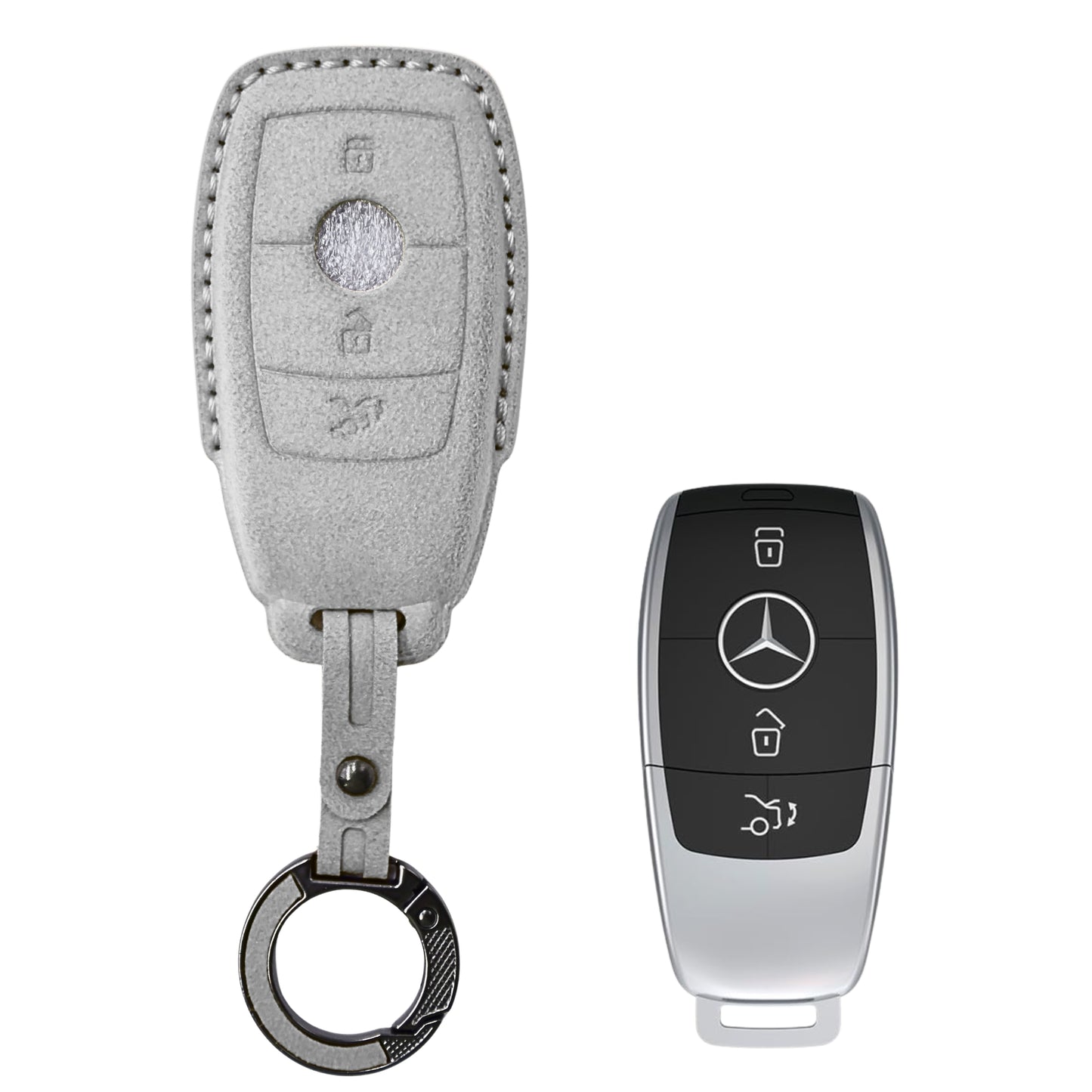 
                  
                    KMH Alcantara Key Cover for Mercedes Benz-KEY COVER-KMH-Red-CARPLUS
                  
                