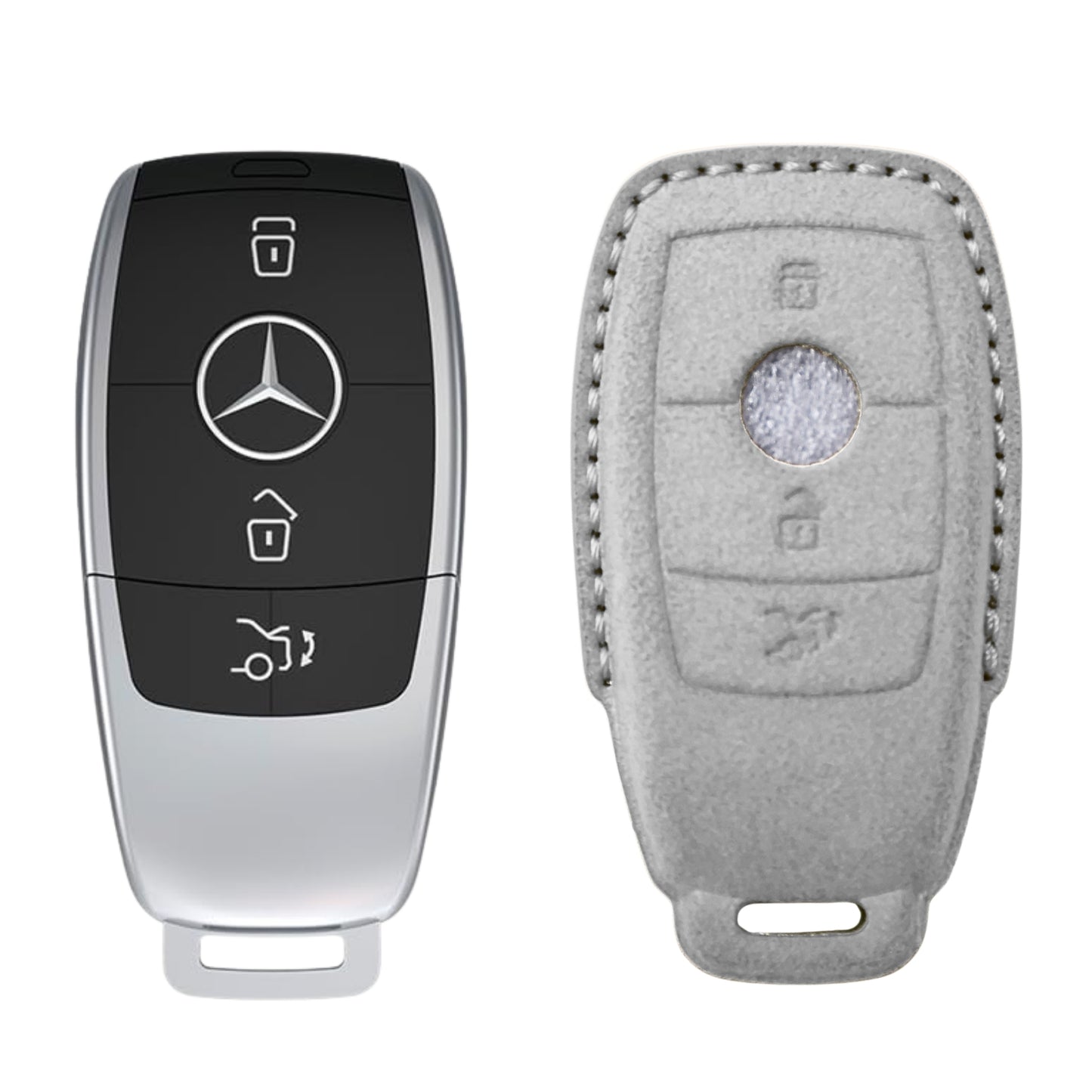 
                  
                    KMH Alcantara Key Cover for Mercedes Benz-KEY COVER-KMH-Red-CARPLUS
                  
                