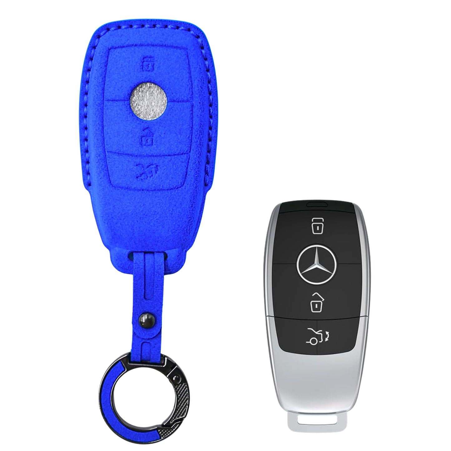 
                  
                    KMH Alcantara Key Cover for Mercedes Benz-KEY COVER-KMH-Red-CARPLUS
                  
                
