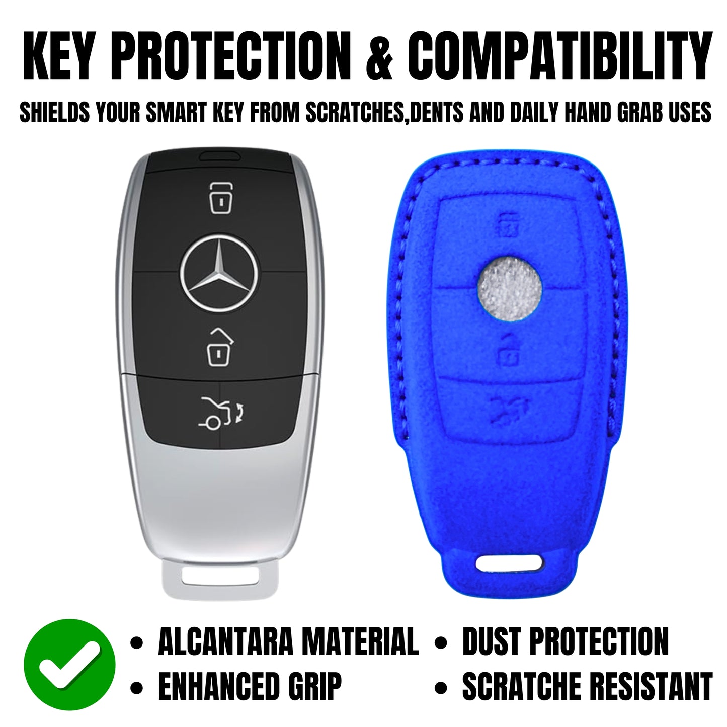 
                  
                    KMH Alcantara Key Cover for Mercedes Benz-KEY COVER-KMH-Red-CARPLUS
                  
                