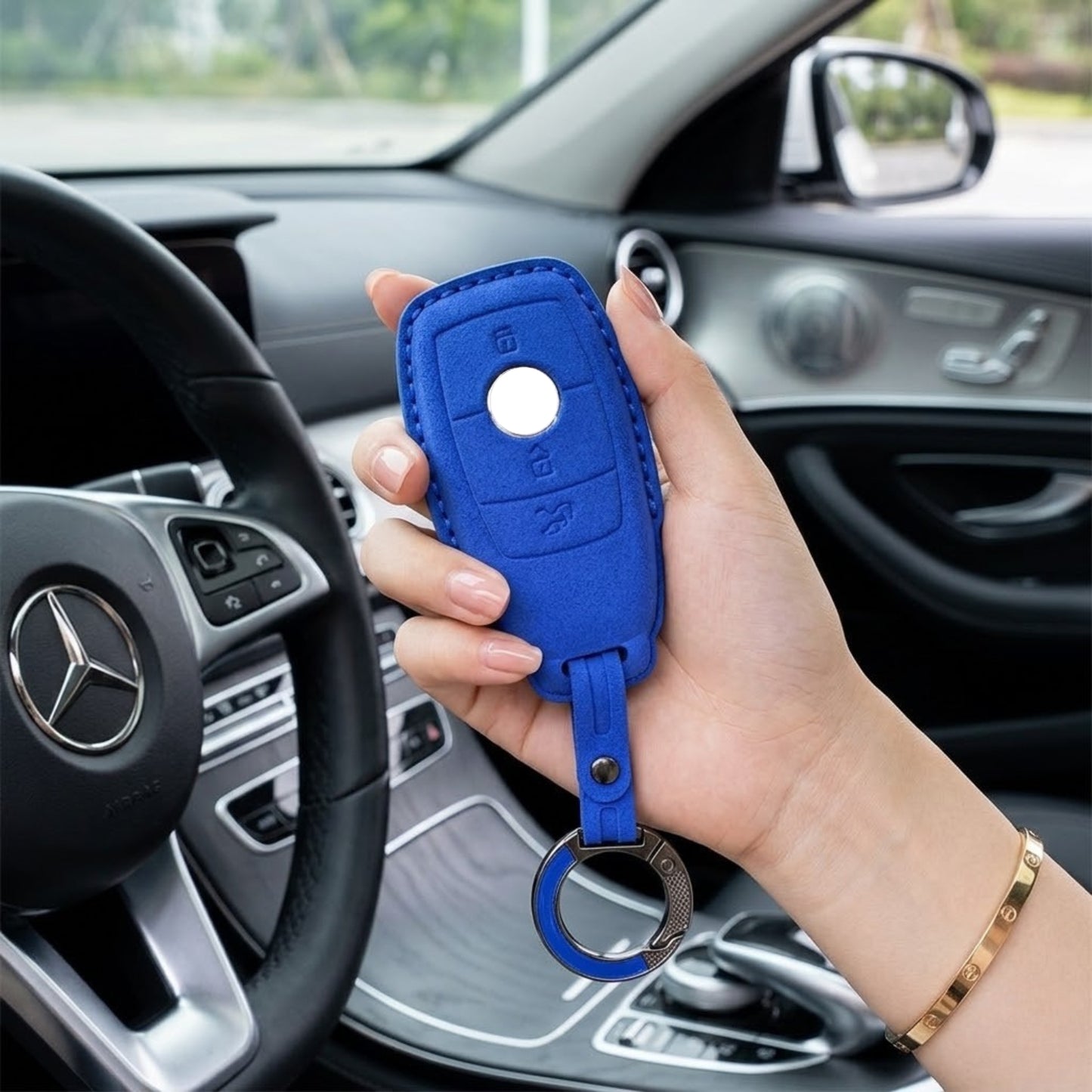 
                  
                    KMH Alcantara Key Cover for Mercedes Benz-KEY COVER-KMH-Red-CARPLUS
                  
                
