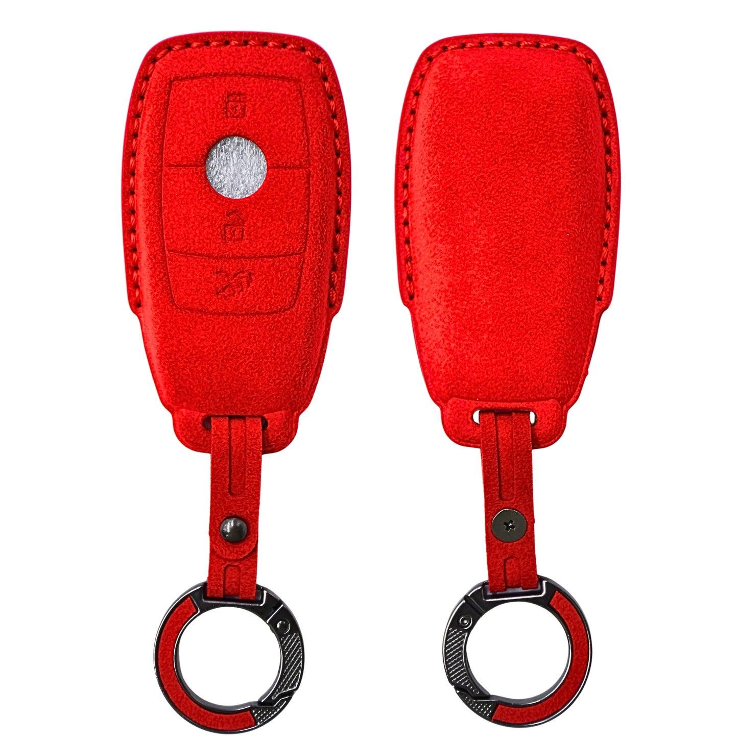 
                  
                    KMH Alcantara Key Cover for Mercedes Benz-KEY COVER-KMH-Red-CARPLUS
                  
                