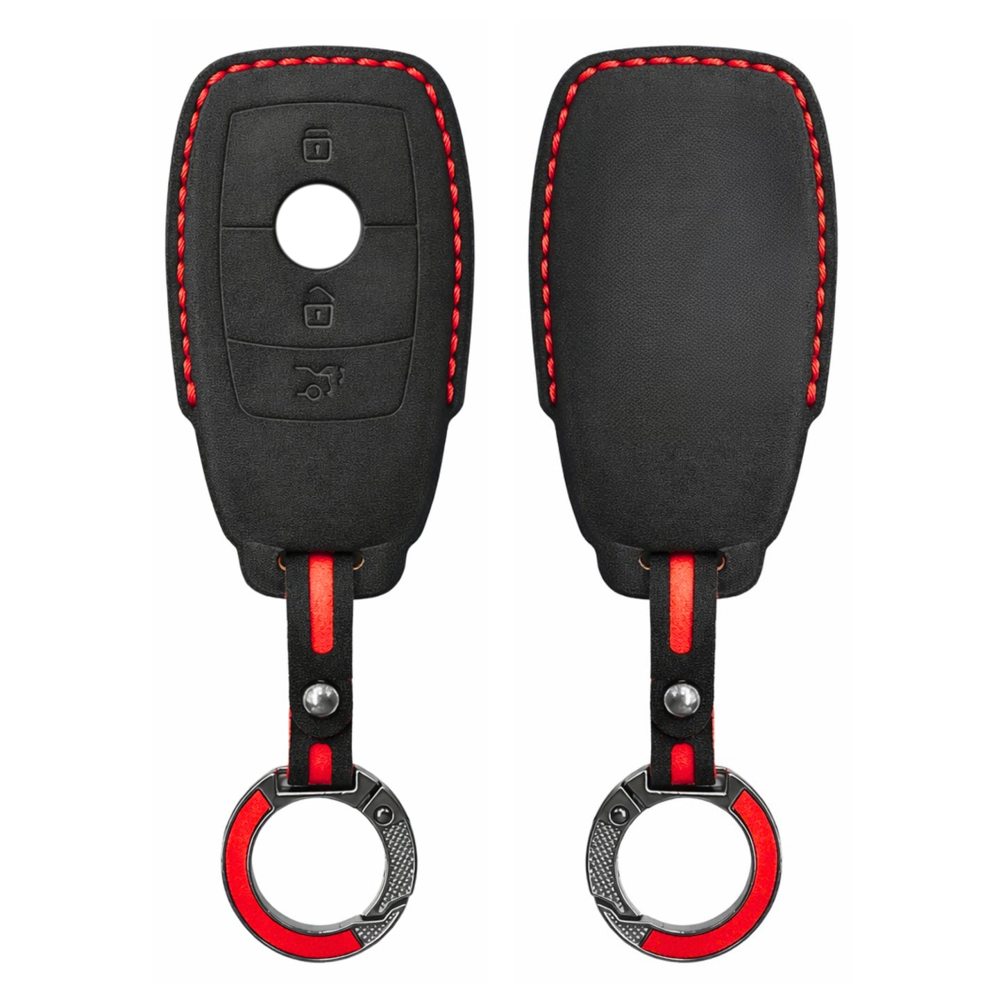 
                  
                    KMH Alcantara Key Cover for Mercedes Benz-KEY COVER-KMH-Red-CARPLUS
                  
                