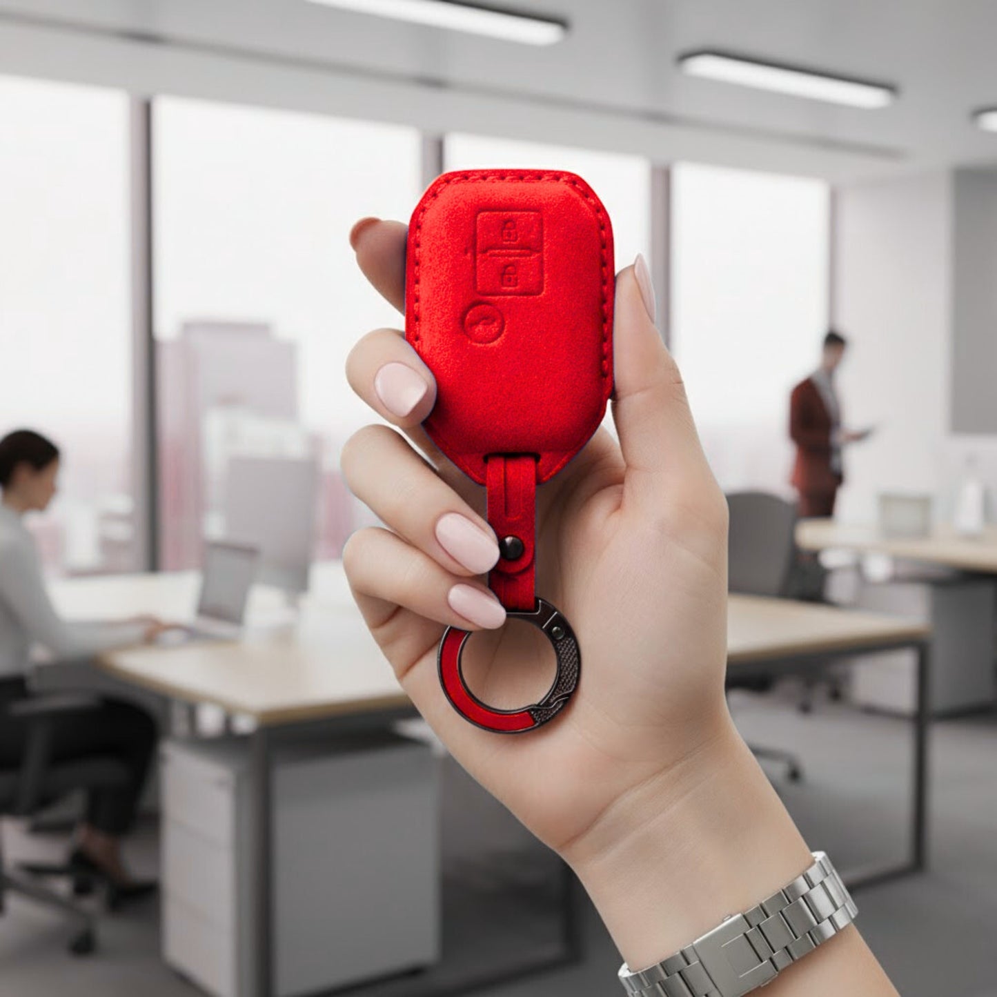 
                  
                    KMH Alcantara Key Cover for Suzuki(D3)-KEY COVER-KMH-Red-CARPLUS
                  
                