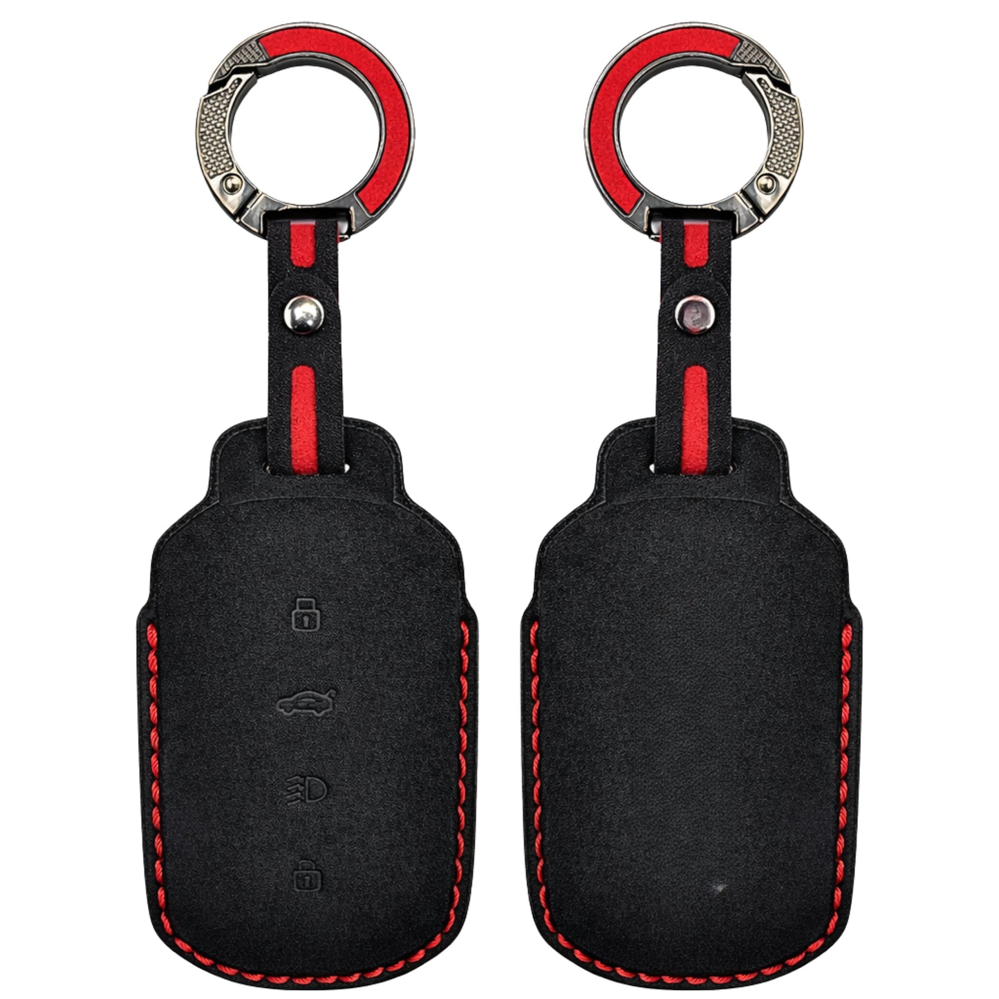 
                  
                    KMH Alcantara Key Cover for Tata(D3)-KEY COVER-KMH-Red-CARPLUS
                  
                