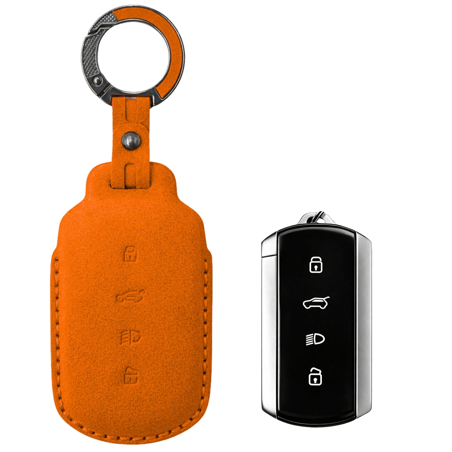 
                  
                    KMH Alcantara Key Cover for Tata(D3)-KEY COVER-KMH-Red-CARPLUS
                  
                