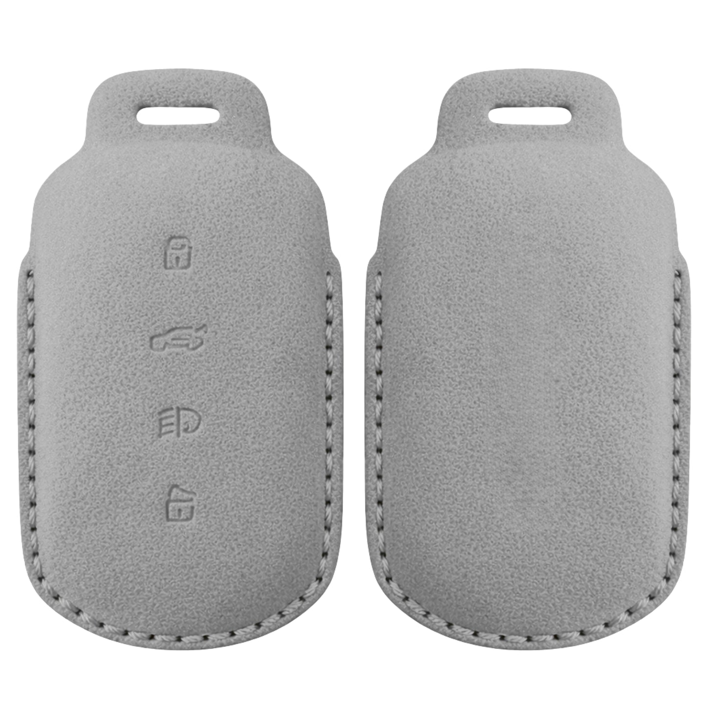 
                  
                    KMH Alcantara Key Cover for Tata(D3)-KEY COVER-KMH-Grey-CARPLUS
                  
                