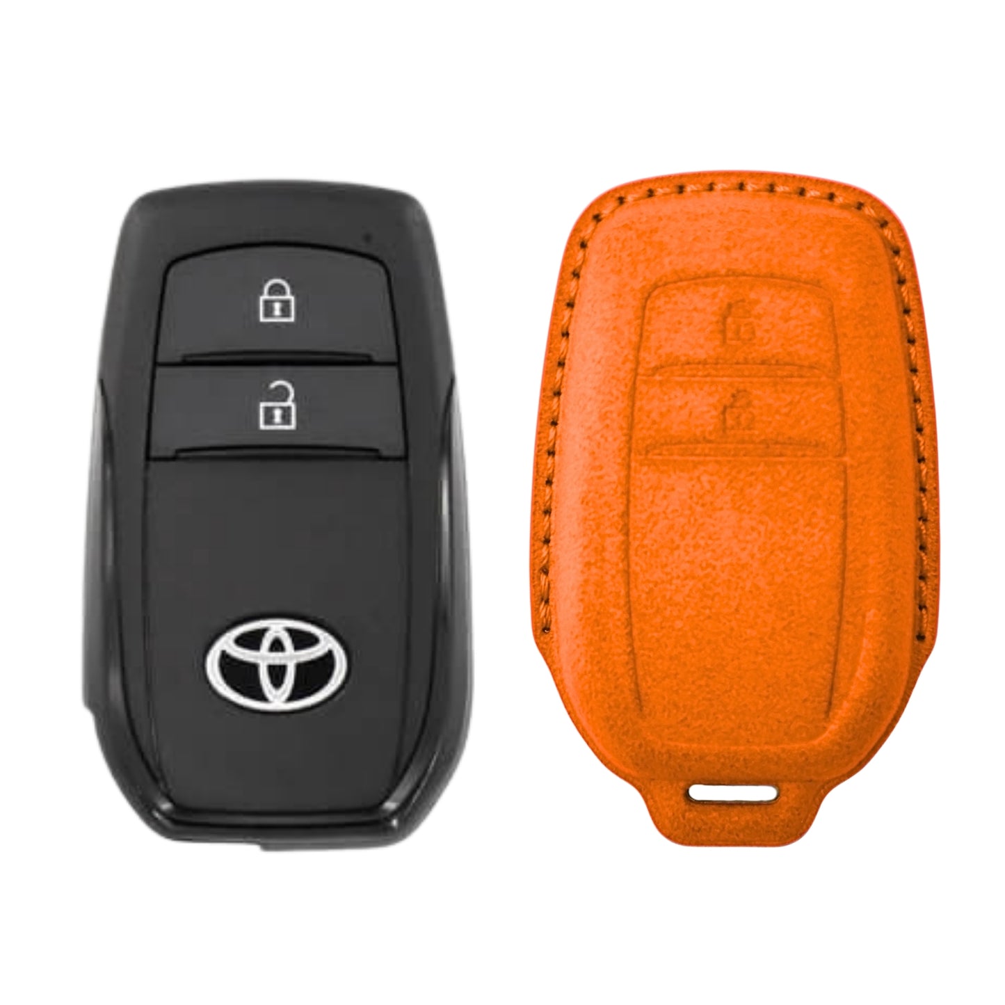 
                  
                    KMH Alcantara Key Cover for Toyota(D2)-KEY COVER-KMH-Red-CARPLUS
                  
                