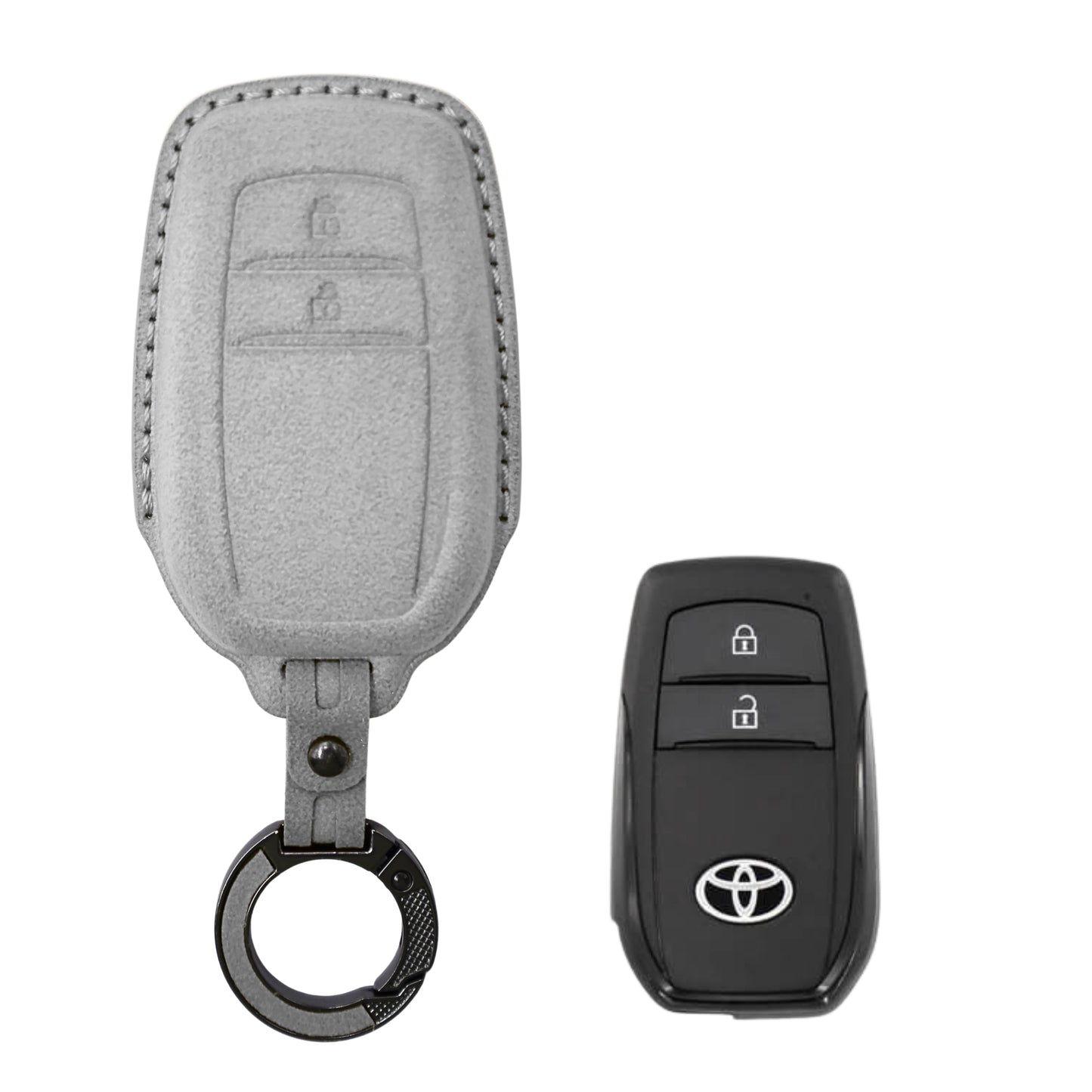 
                  
                    KMH Alcantara Key Cover for Toyota(D2)-KEY COVER-KMH-Red-CARPLUS
                  
                