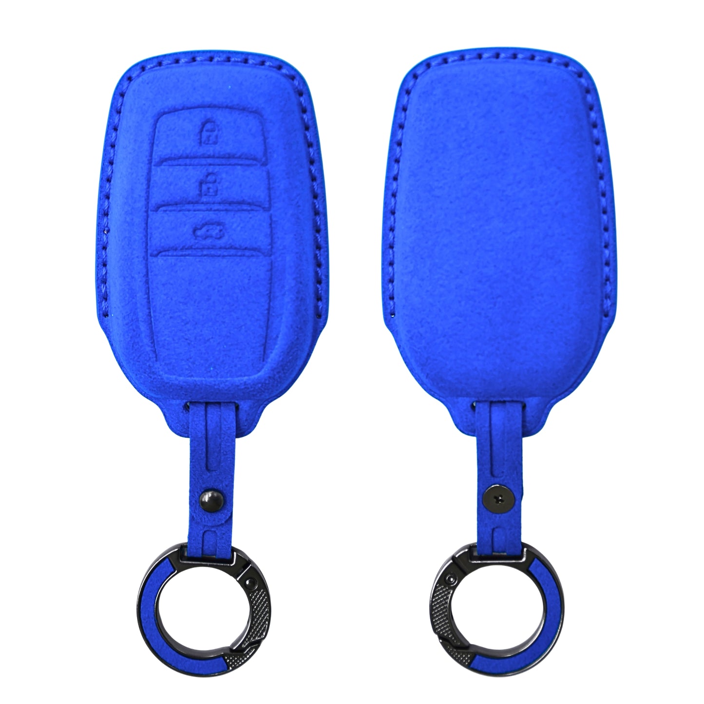 
                  
                    KMH Alcantara Key Cover for Toyota(D3)-KEY COVER-KMH-Red-CARPLUS
                  
                