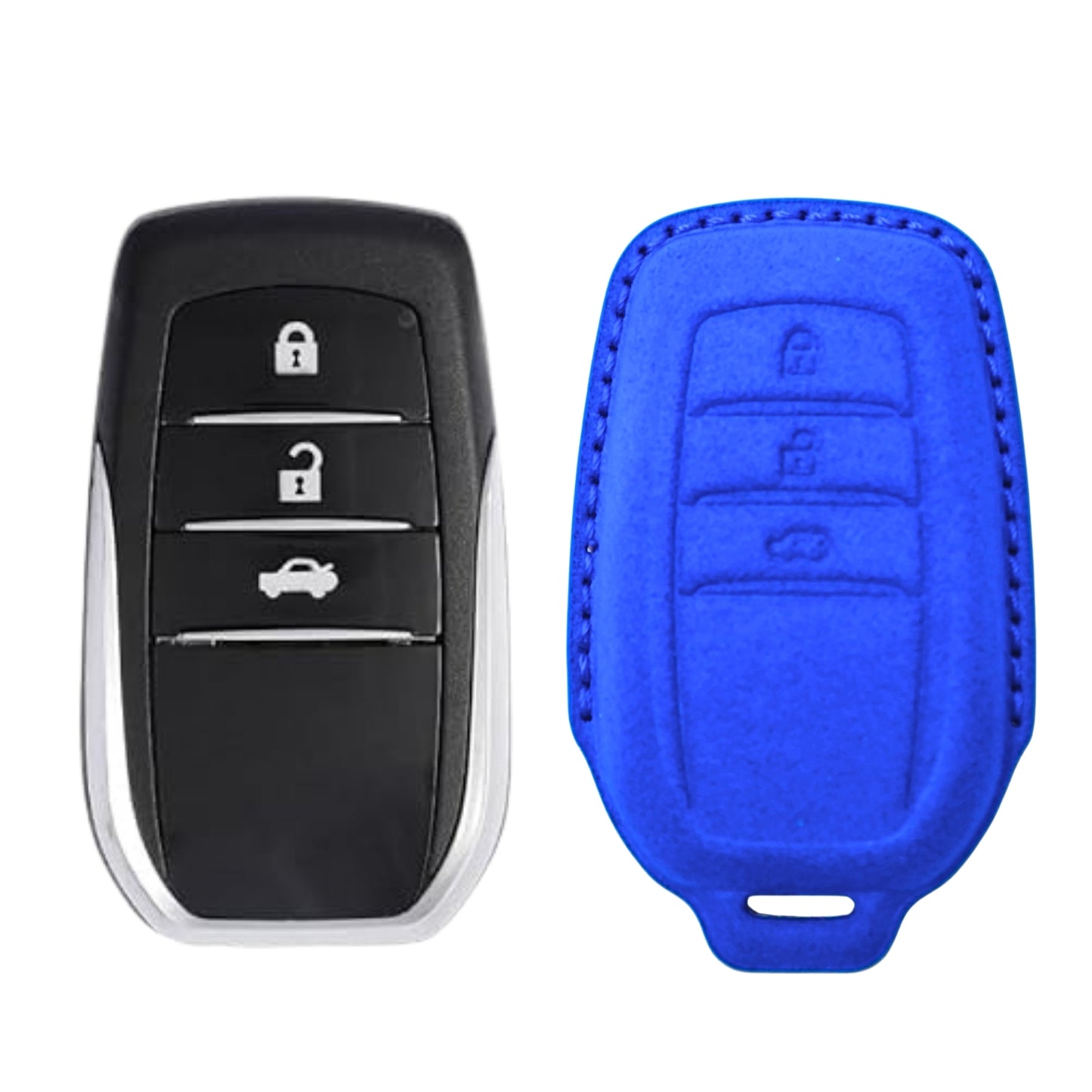 
                  
                    KMH Alcantara Key Cover for Toyota(D3)-KEY COVER-KMH-Red-CARPLUS
                  
                