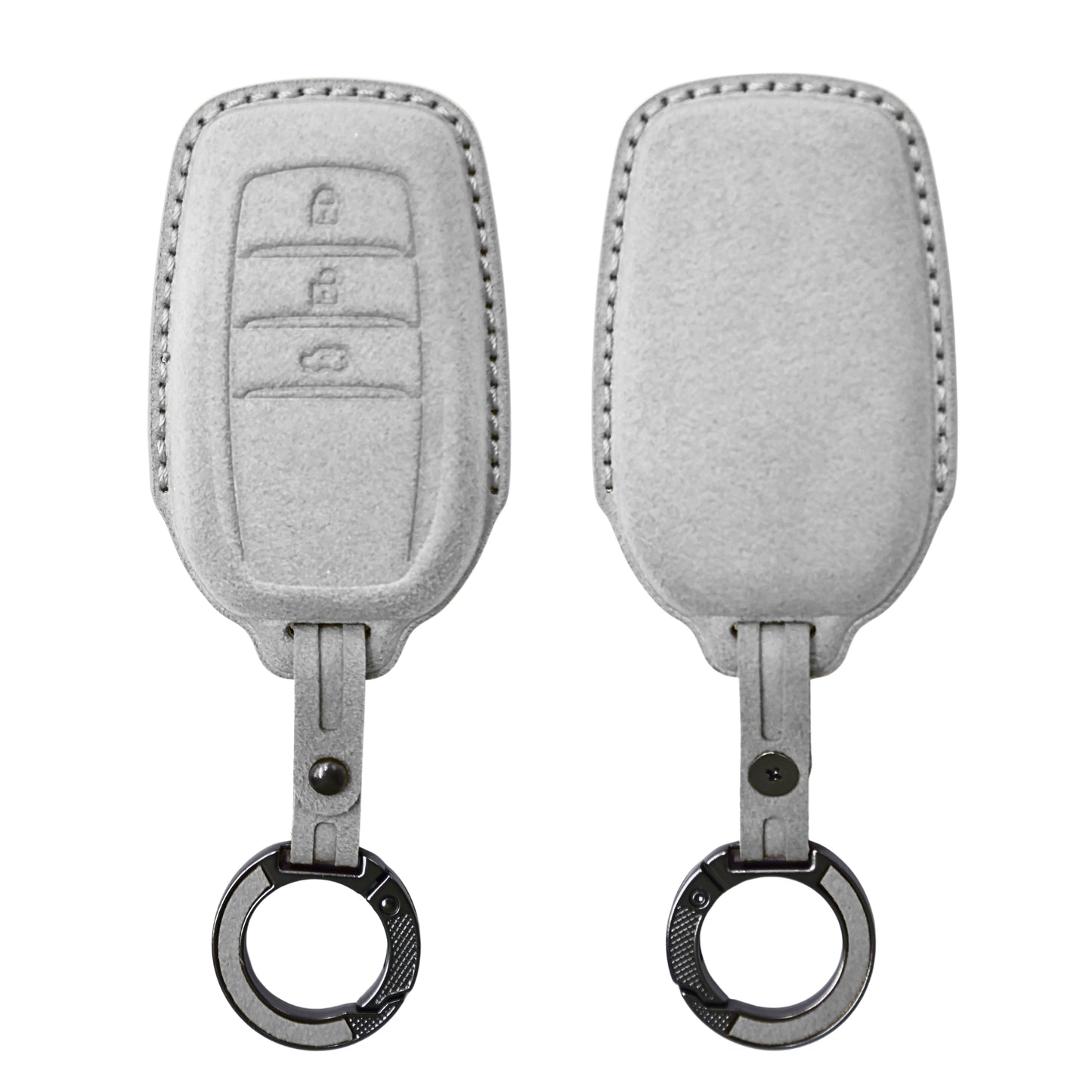 
                  
                    KMH Alcantara Key Cover for Toyota(D3)-KEY COVER-KMH-Red-CARPLUS
                  
                