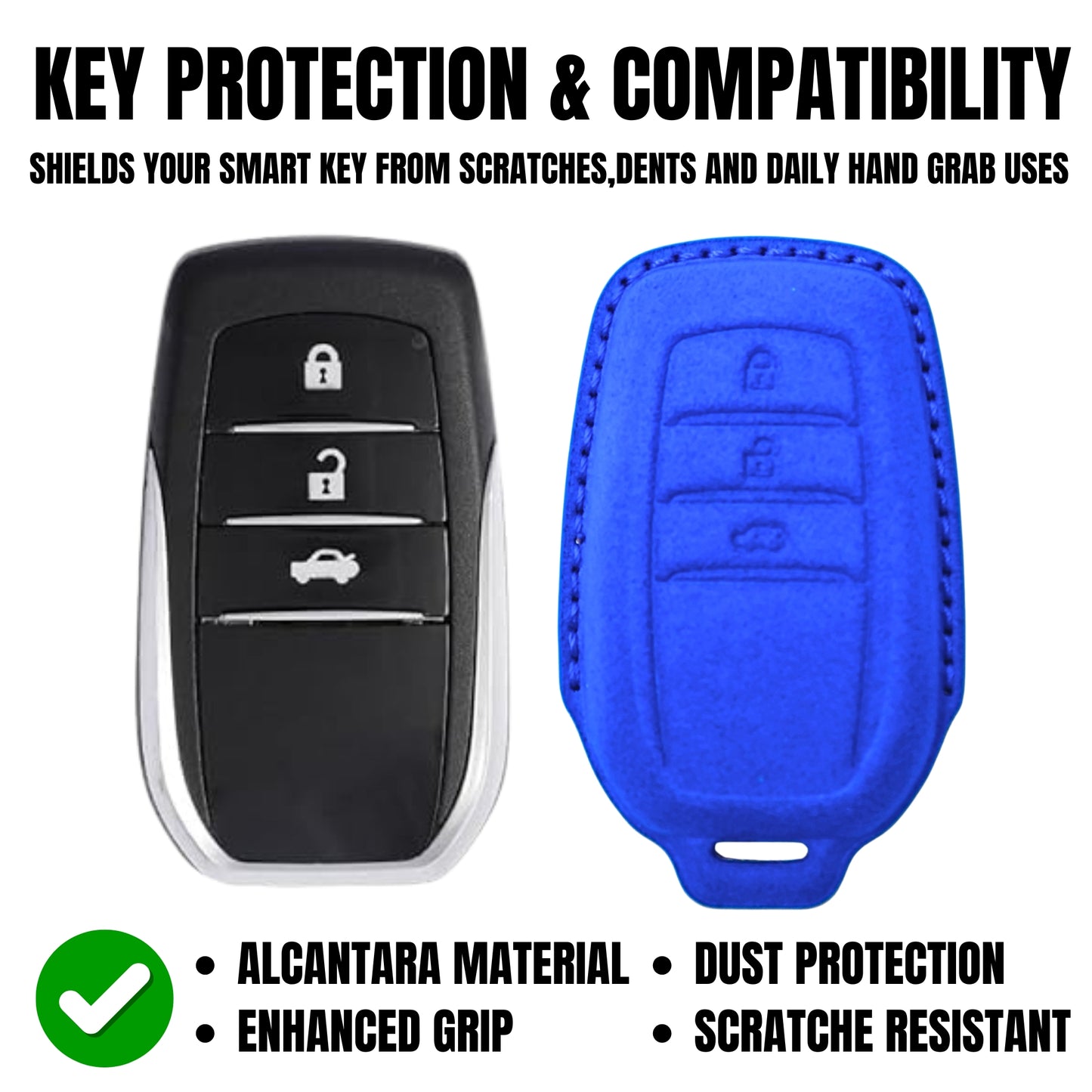
                  
                    KMH Alcantara Key Cover for Toyota(D3)-KEY COVER-KMH-Red-CARPLUS
                  
                