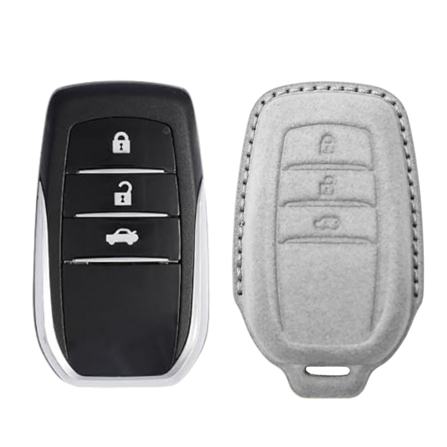 
                  
                    KMH Alcantara Key Cover for Toyota(D3)-KEY COVER-KMH-Red-CARPLUS
                  
                