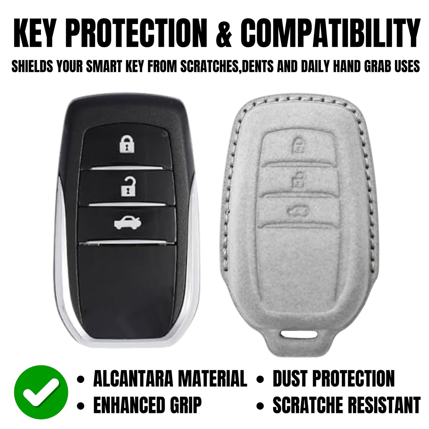 
                  
                    KMH Alcantara Key Cover for Toyota(D3)-KEY COVER-KMH-Red-CARPLUS
                  
                