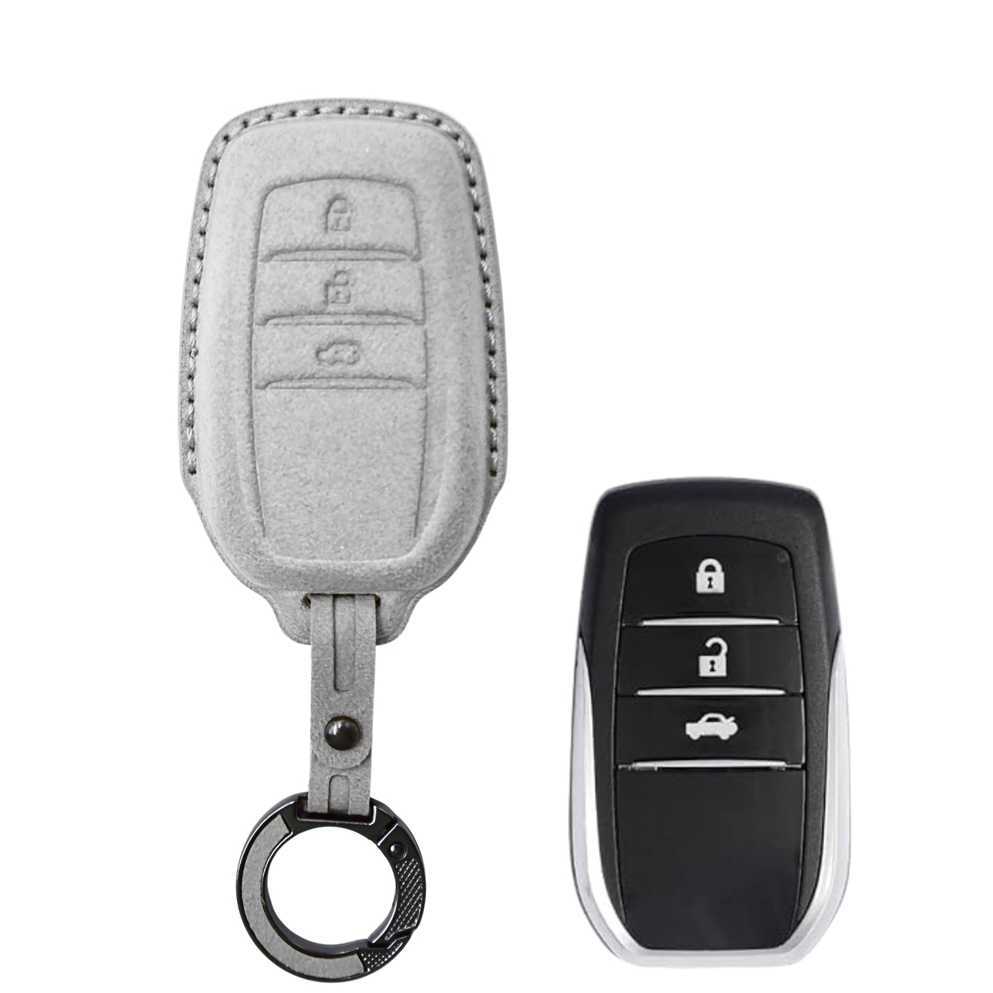 
                  
                    KMH Alcantara Key Cover for Toyota(D3)-KEY COVER-KMH-Red-CARPLUS
                  
                