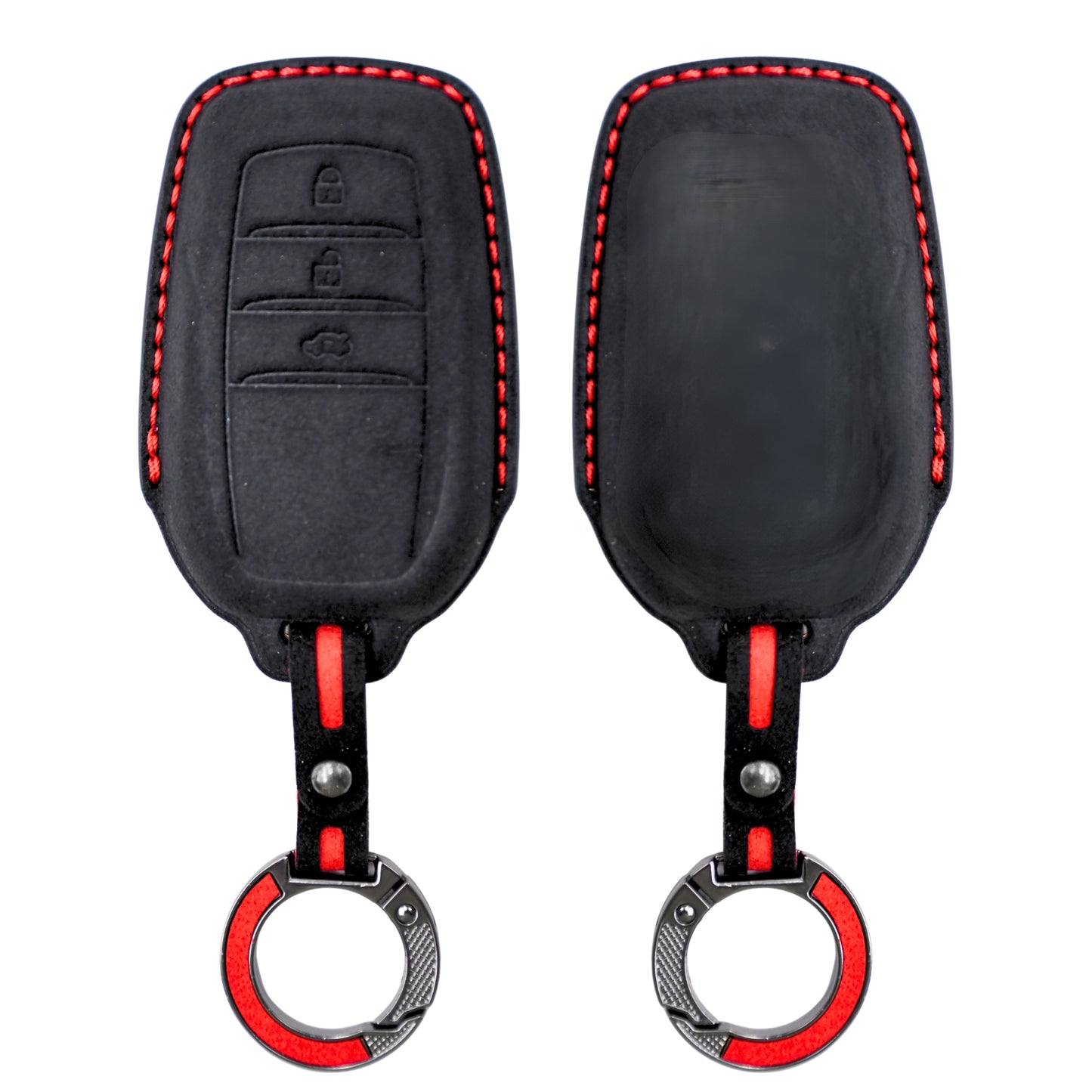 
                  
                    KMH Alcantara Key Cover for Toyota(D3)-KEY COVER-KMH-Red-CARPLUS
                  
                