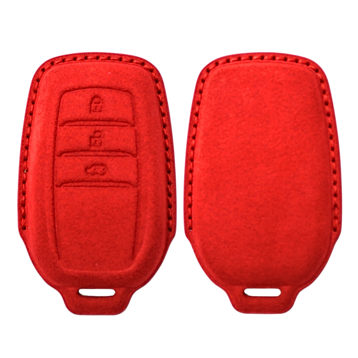 
                  
                    KMH Alcantara Key Cover for Toyota(D3)-KEY COVER-KMH-Red-CARPLUS
                  
                