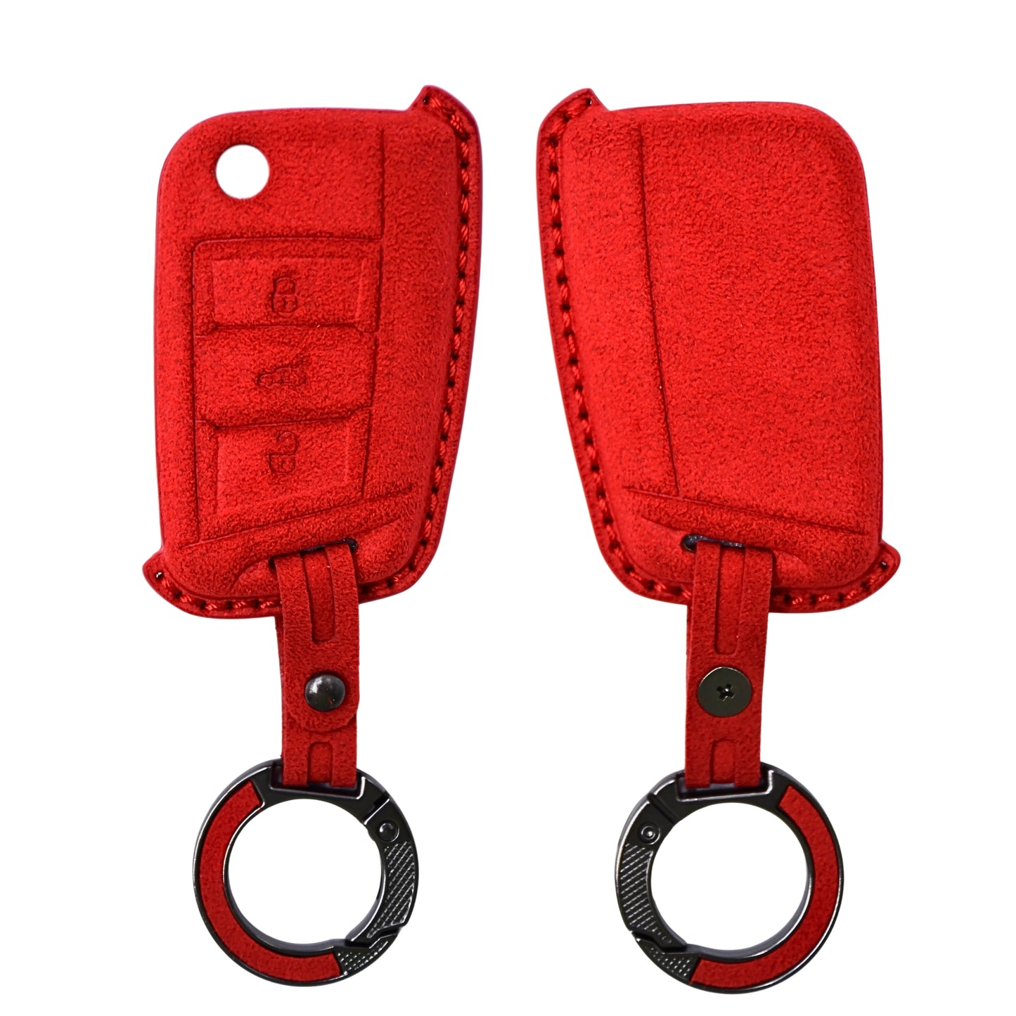 
                  
                    KMH Alcantara Key Cover for Volkswagen(D1)-KEY COVER-KMH-Red-CARPLUS
                  
                