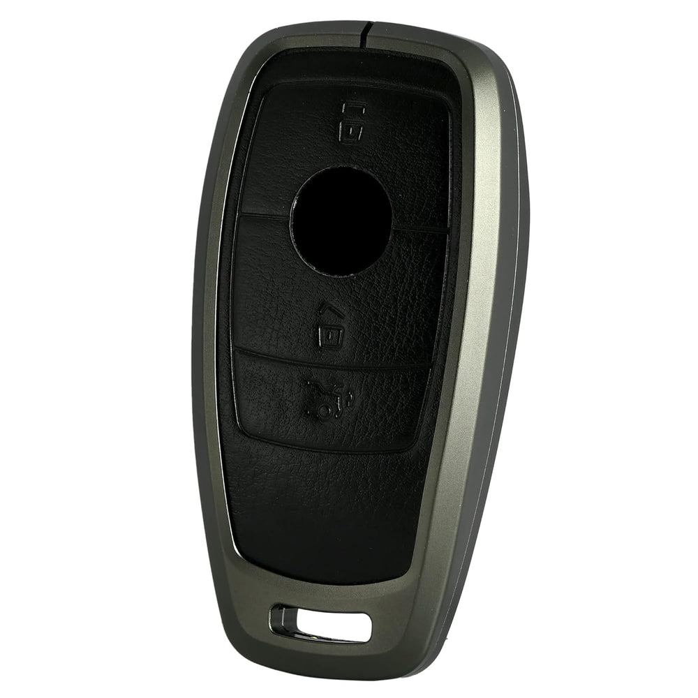 KMH Aluminium Car Key Cover for Mercedes D1-Aluminium Key Cover-KMH-Aluminium Key Cover-GUN BROWN-CARPLUS