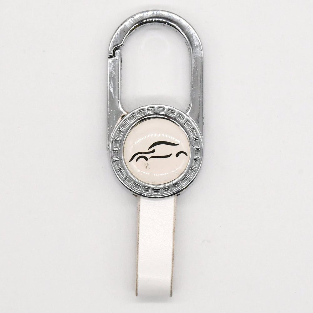 KMH Alluminium Key Chain-Silver White-KEY CHAIN-KMH-CARPLUS