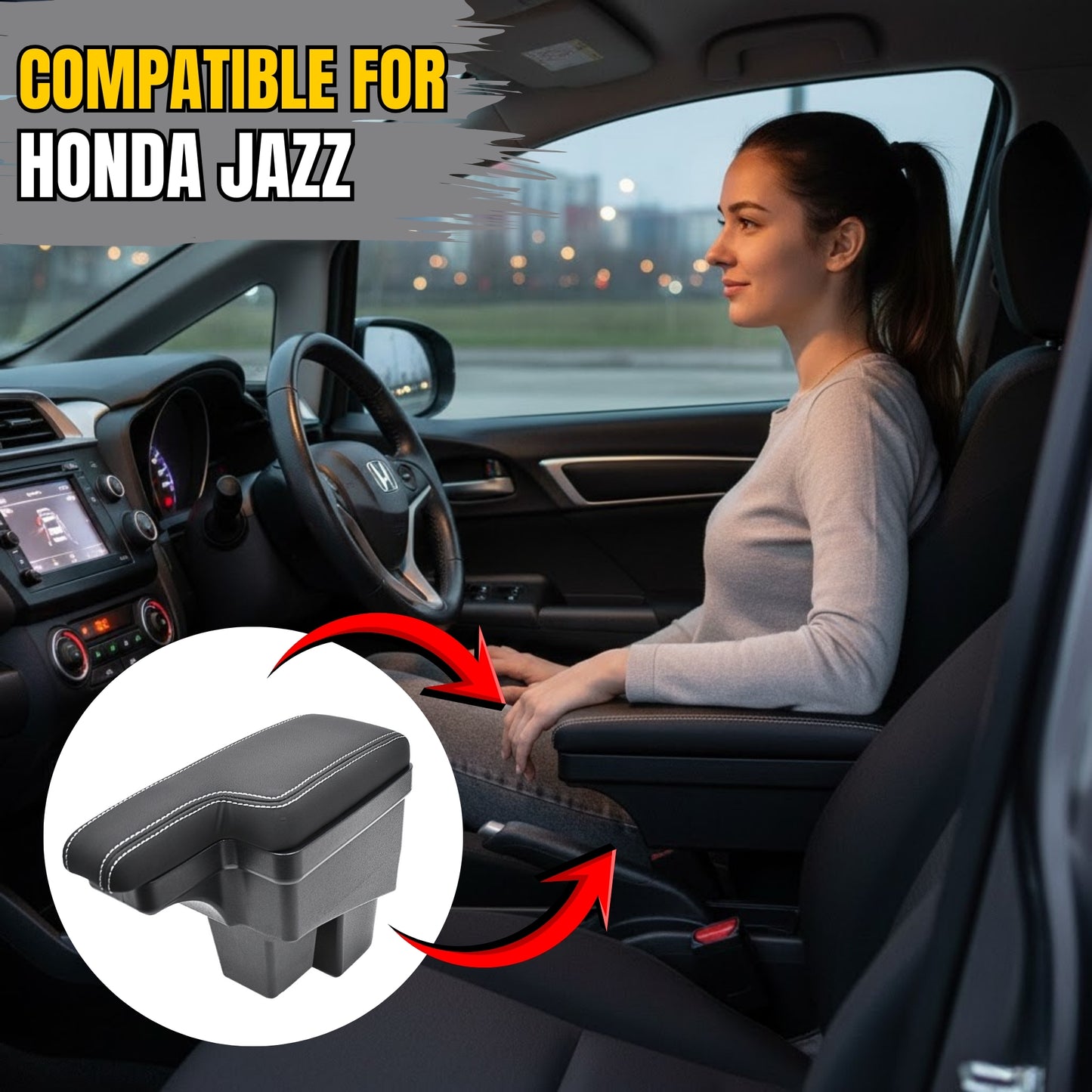 
                  
                    KMH Arm Rest for Honda (Black)-ARMREST-KMH-AR-Jazz-CARPLUS
                  
                