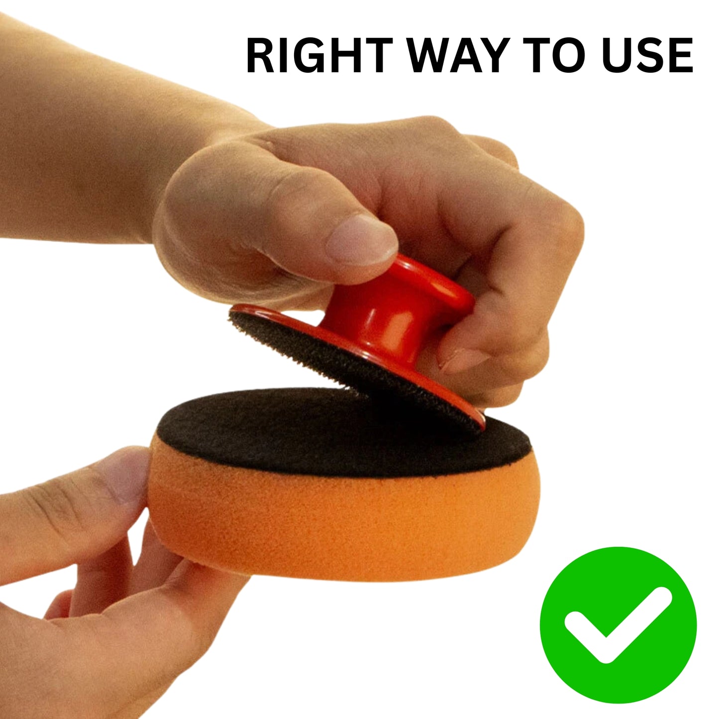 
                  
                    KMH Black Polishing Pad With Black Backing-DETAILING PRODUCTS-KMH-CARPLUS
                  
                