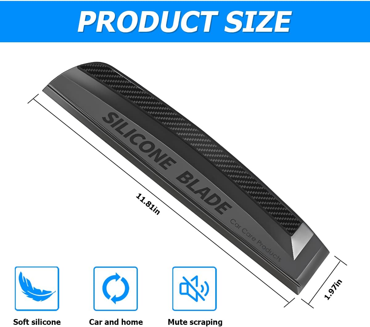 
                  
                    KMH Black Silicone Blade Squeezee-DETAILING PRODUCTS-KMH-CARPLUS
                  
                