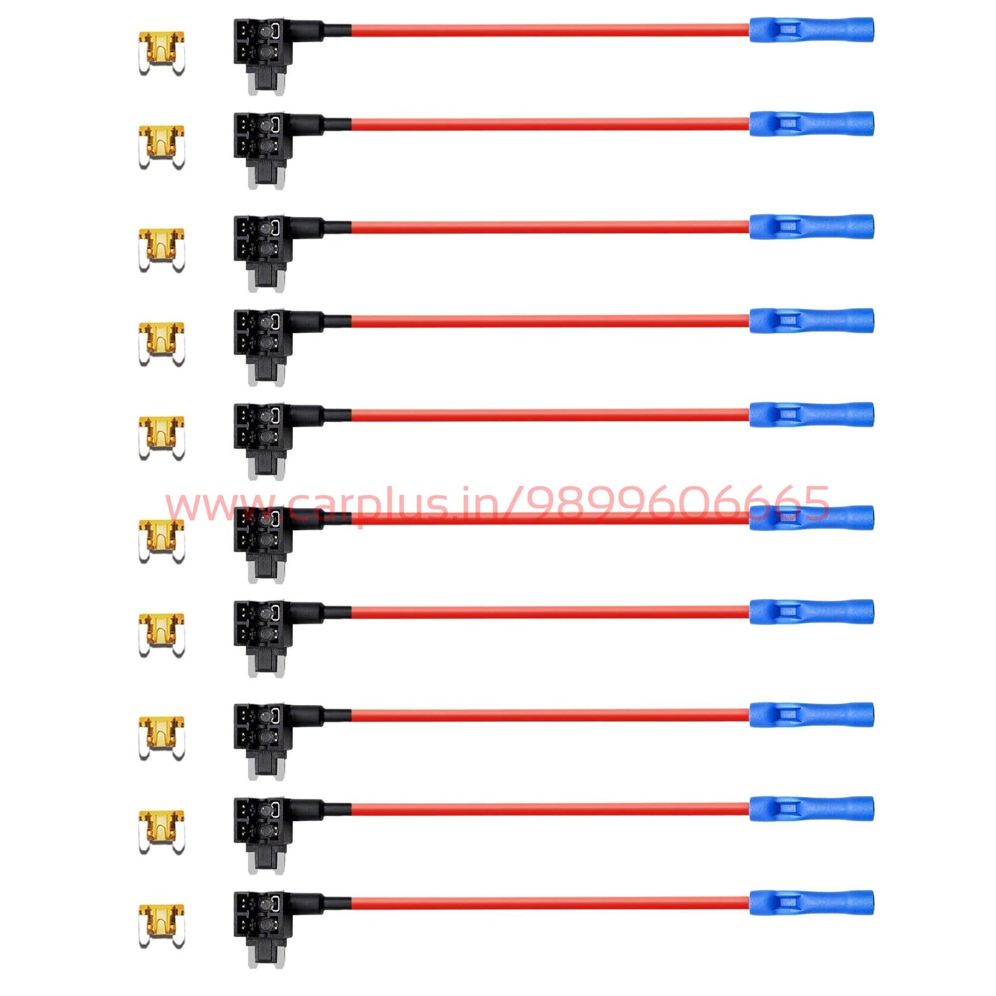 
                  
                    KMH Blade Fuse Wire Tap Adaptor-SUSPENSE-X-DECIBEL-Low Profile Mini-PACK OF 10-CARPLUS
                  
                